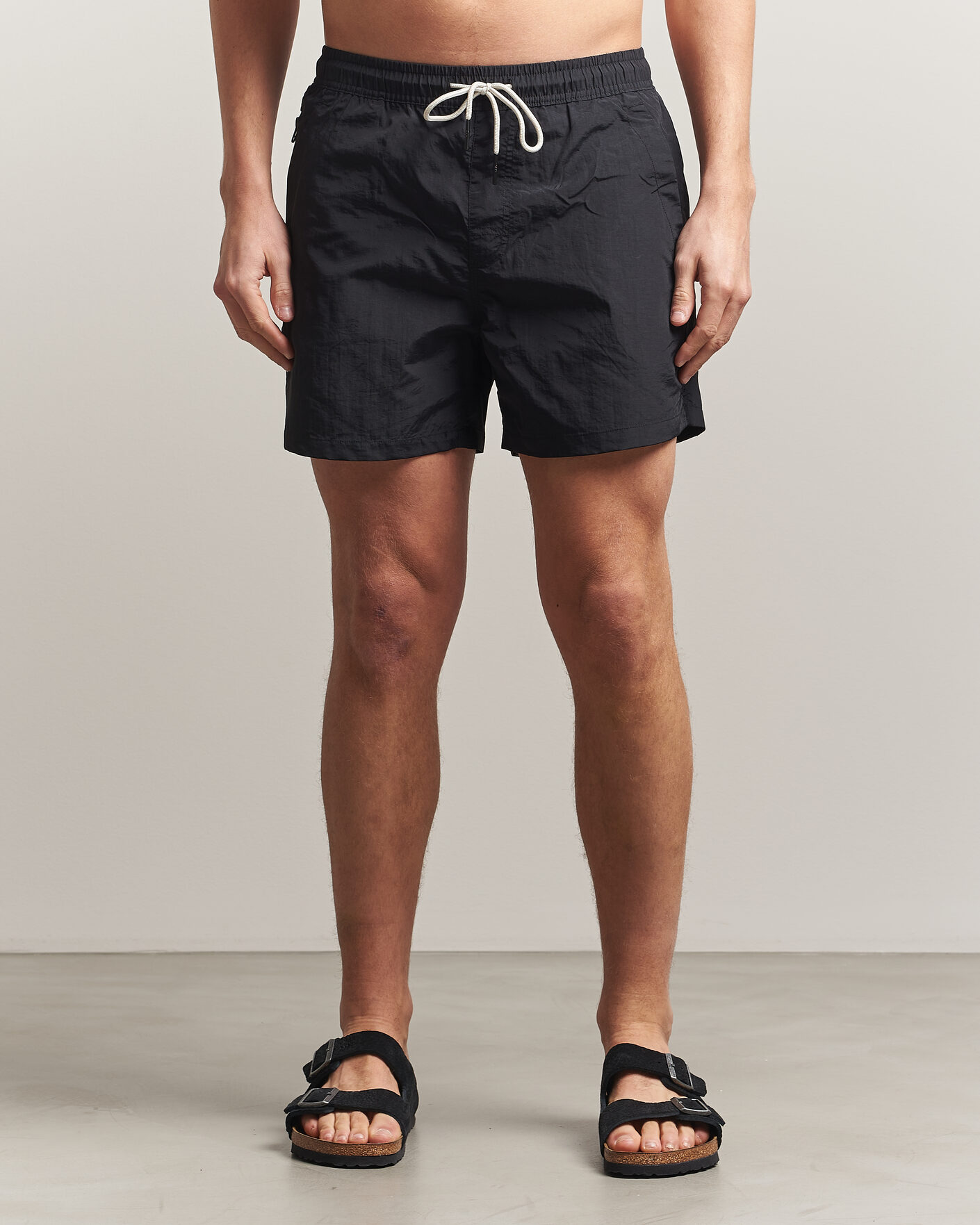 Hombres | Bañadores | OAS | Plain Swimshorts Black