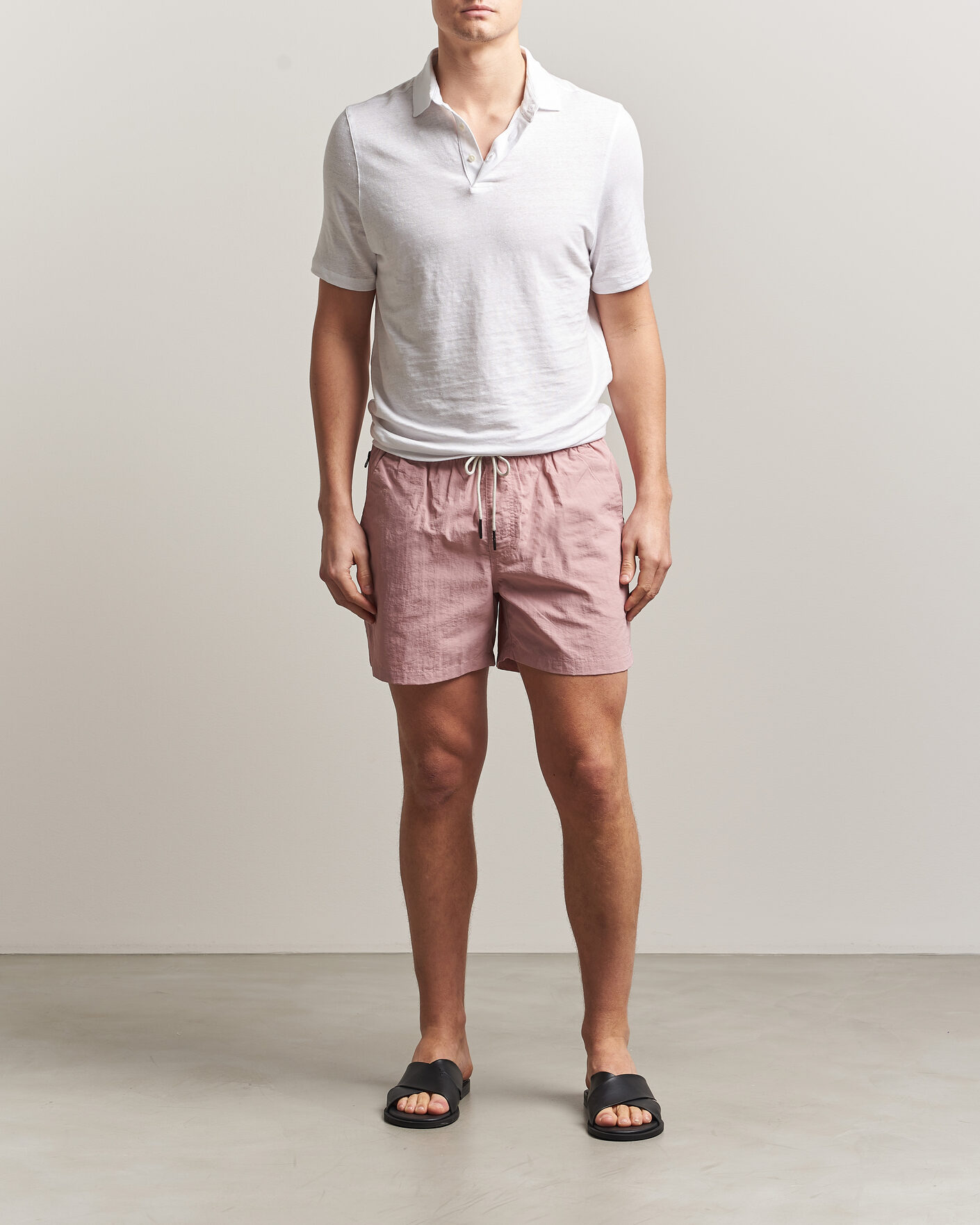 Hombres | Bañadores | OAS | Plain Swimshorts Blush
