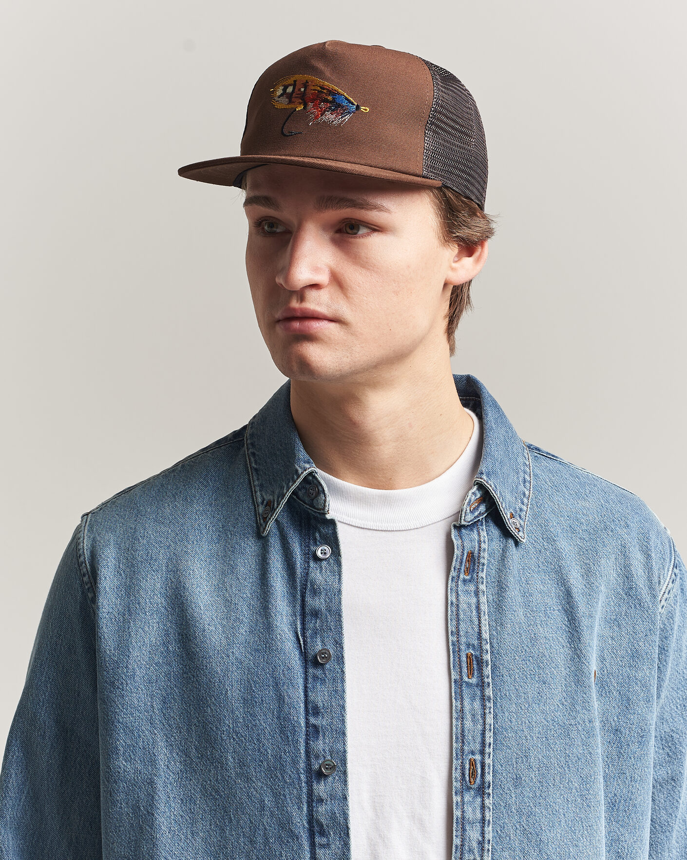 Hombres | Sombreros y gorras | Filson | Durham Ranger Trucker Cap Brown