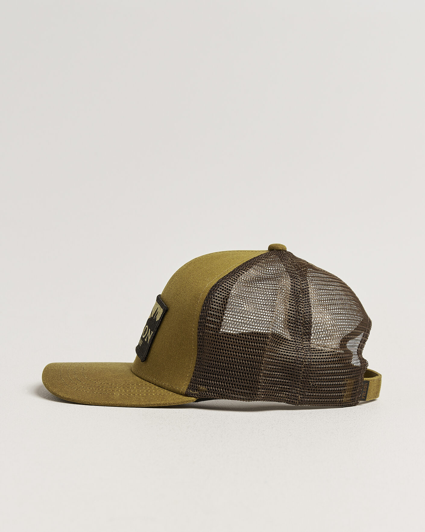 Hombres | Sombreros y gorras | Filson | Scenic Waxed Logger Mesh Cap Dark Tan