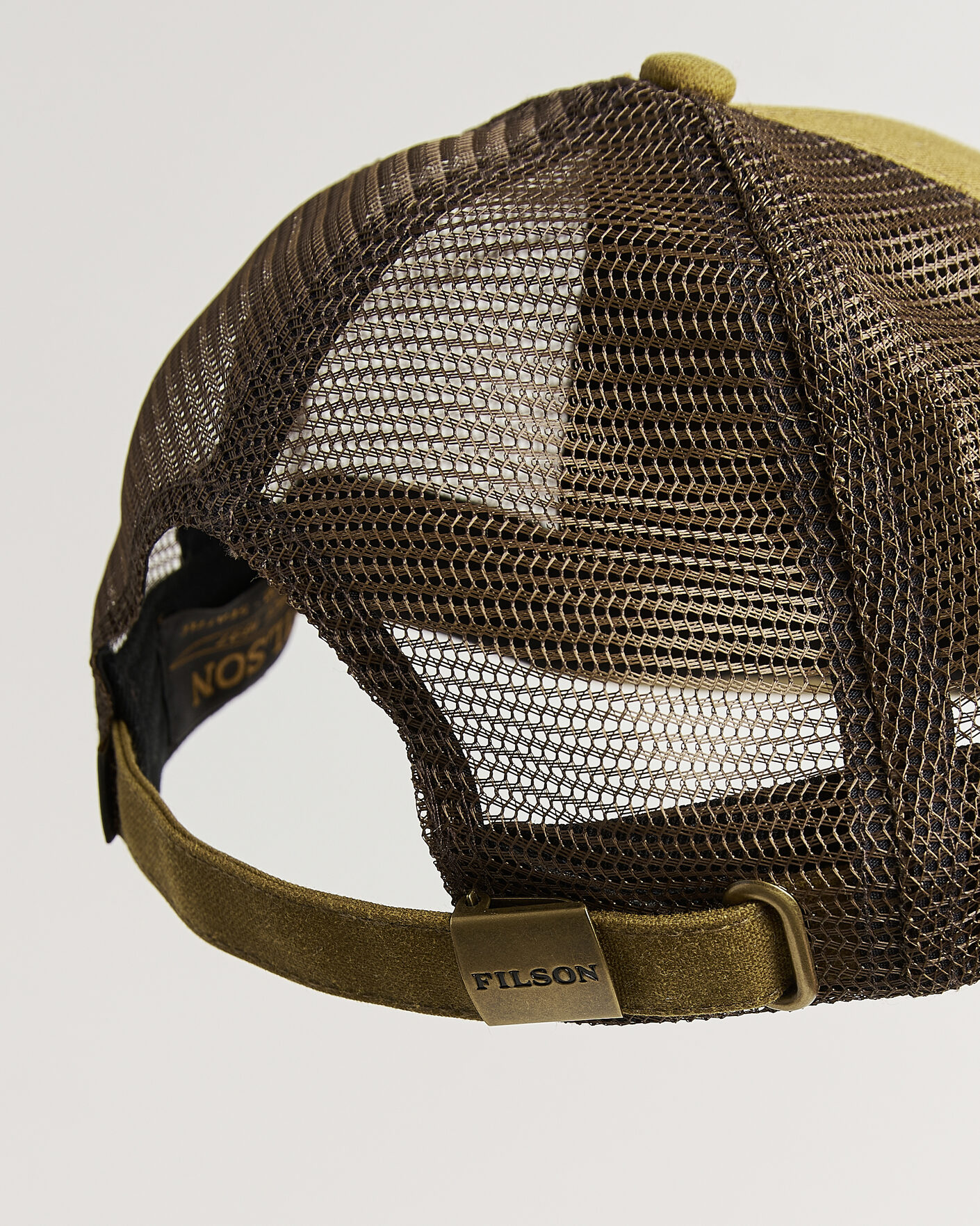 Hombres | Sombreros y gorras | Filson | Scenic Waxed Logger Mesh Cap Dark Tan