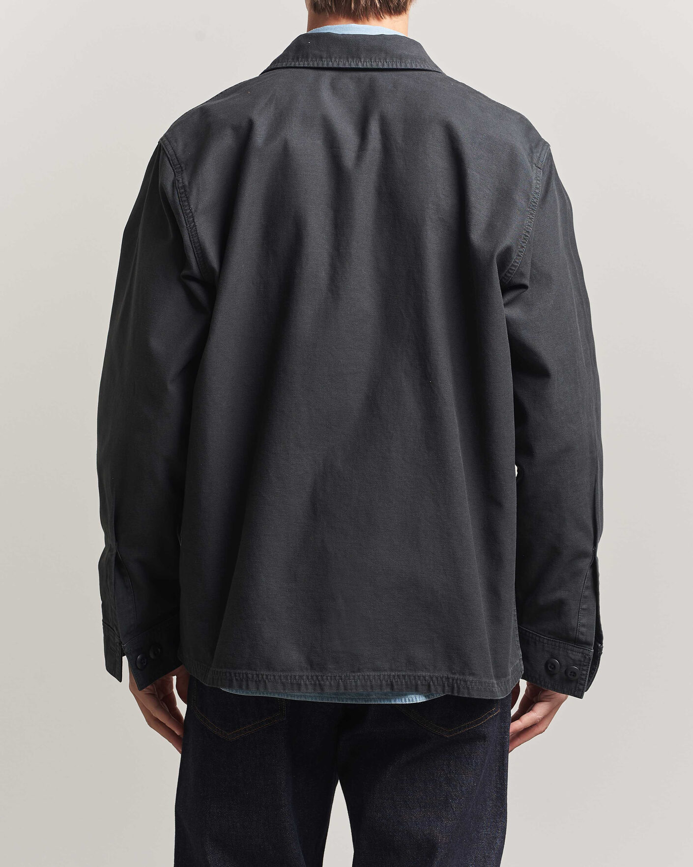 Hombres | Camisas | Filson | Reverse Sateen Jac-Shirt Washed Black