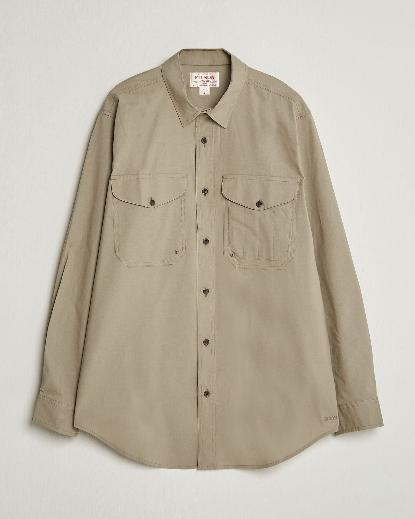 Hombres | Camisas | Filson | Twin Lakes Sport Shirt Dark Clay