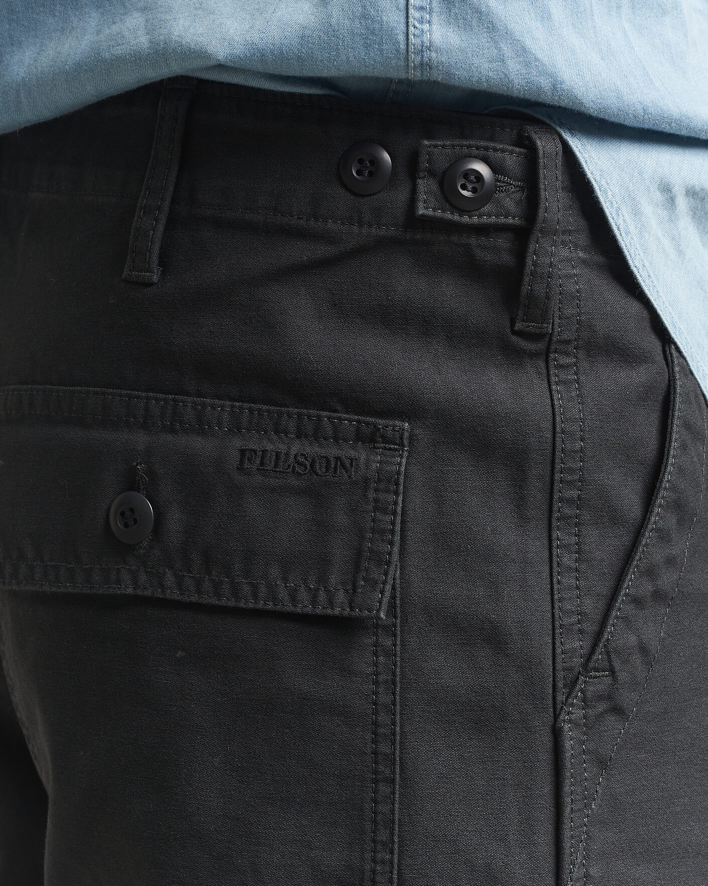 Hombres | Pantalones | Filson | Field Supply Pants Washed Faded Black