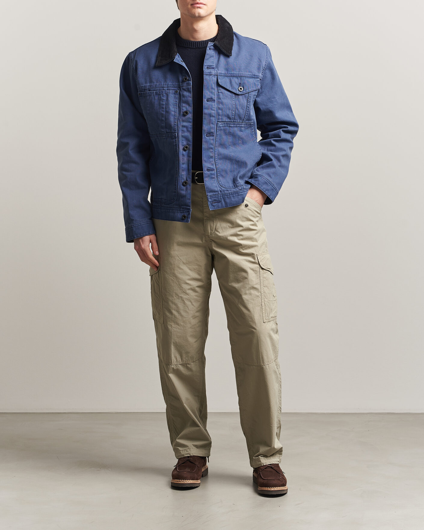 Hombres | Pantalones | Filson | Tropical Poplin Cargo Pants Dried Sage