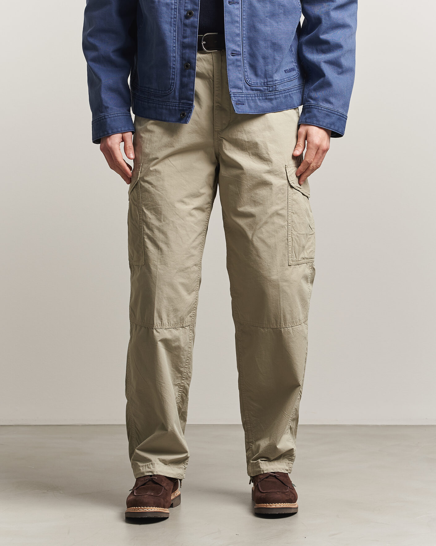 Hombres | Pantalones | Filson | Tropical Poplin Cargo Pants Dried Sage