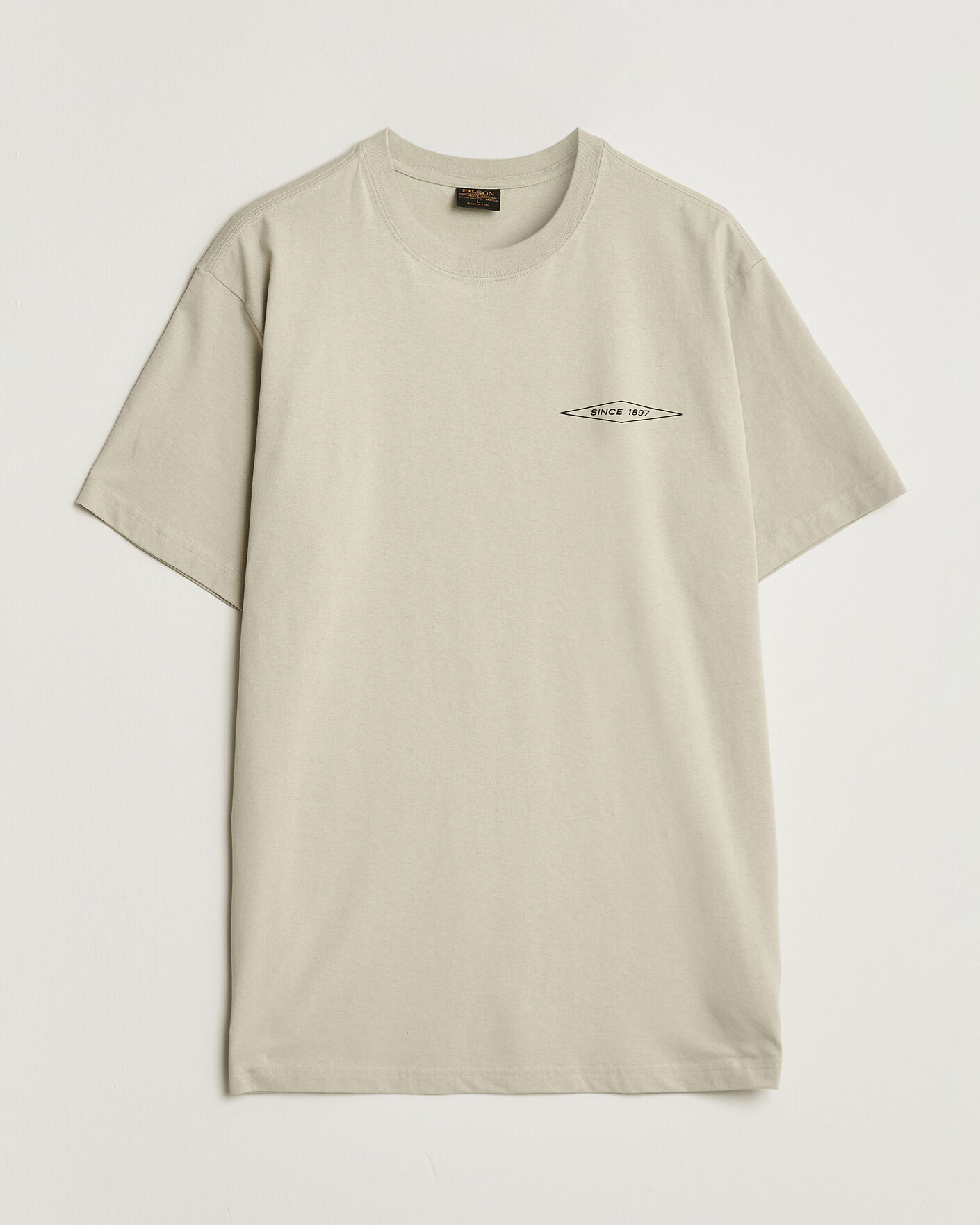 Hombres | Camisetas | Filson | Diamond Graphic T-Shirt Sky Grey
