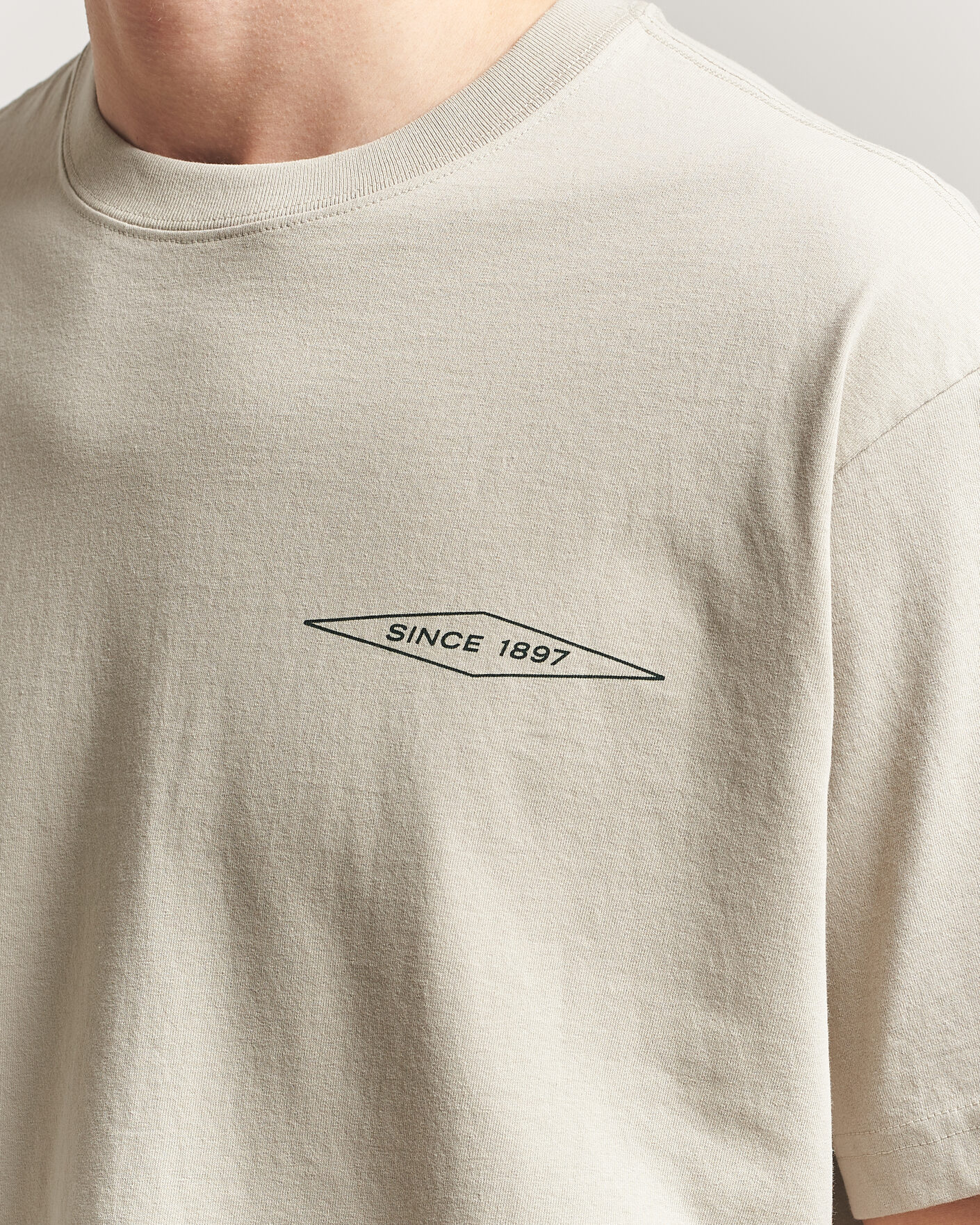 Hombres | Camisetas | Filson | Diamond Graphic T-Shirt Sky Grey