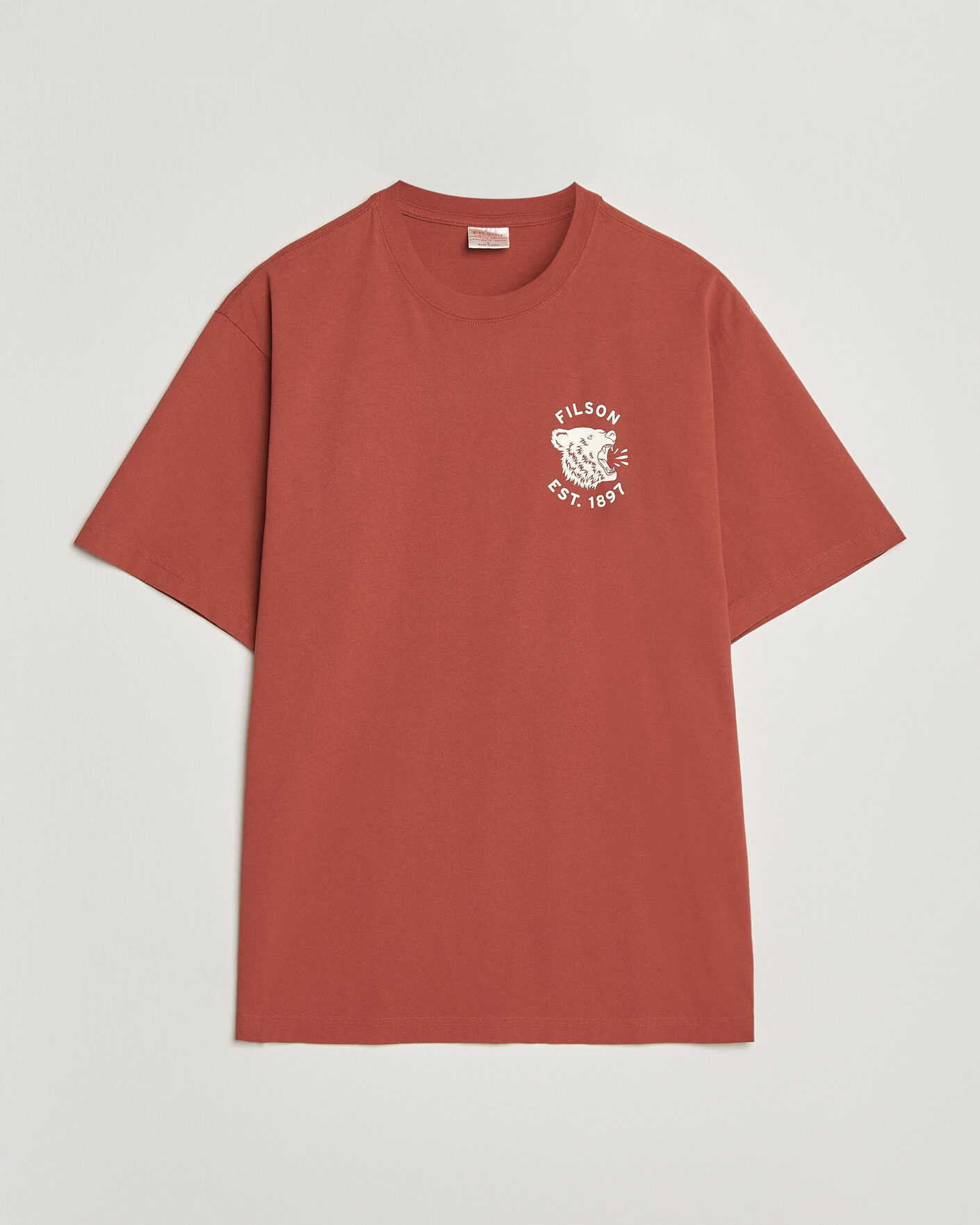 Hombres | Camisetas | Filson | Bear Graphic T-Shirt Chili Oil