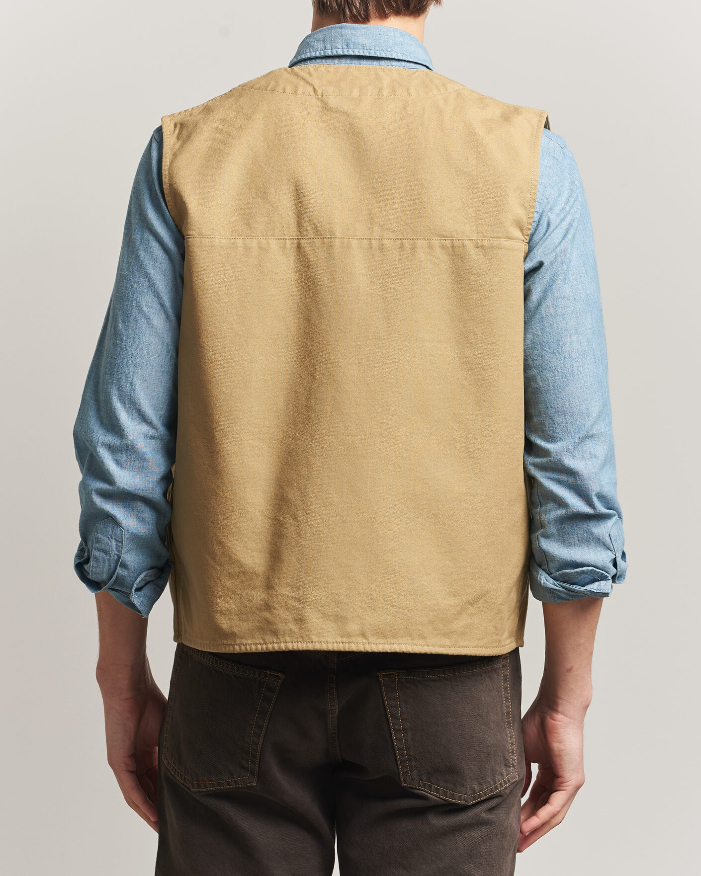 Hombres | Chalecos | Filson | Dry Tin Vest Tan