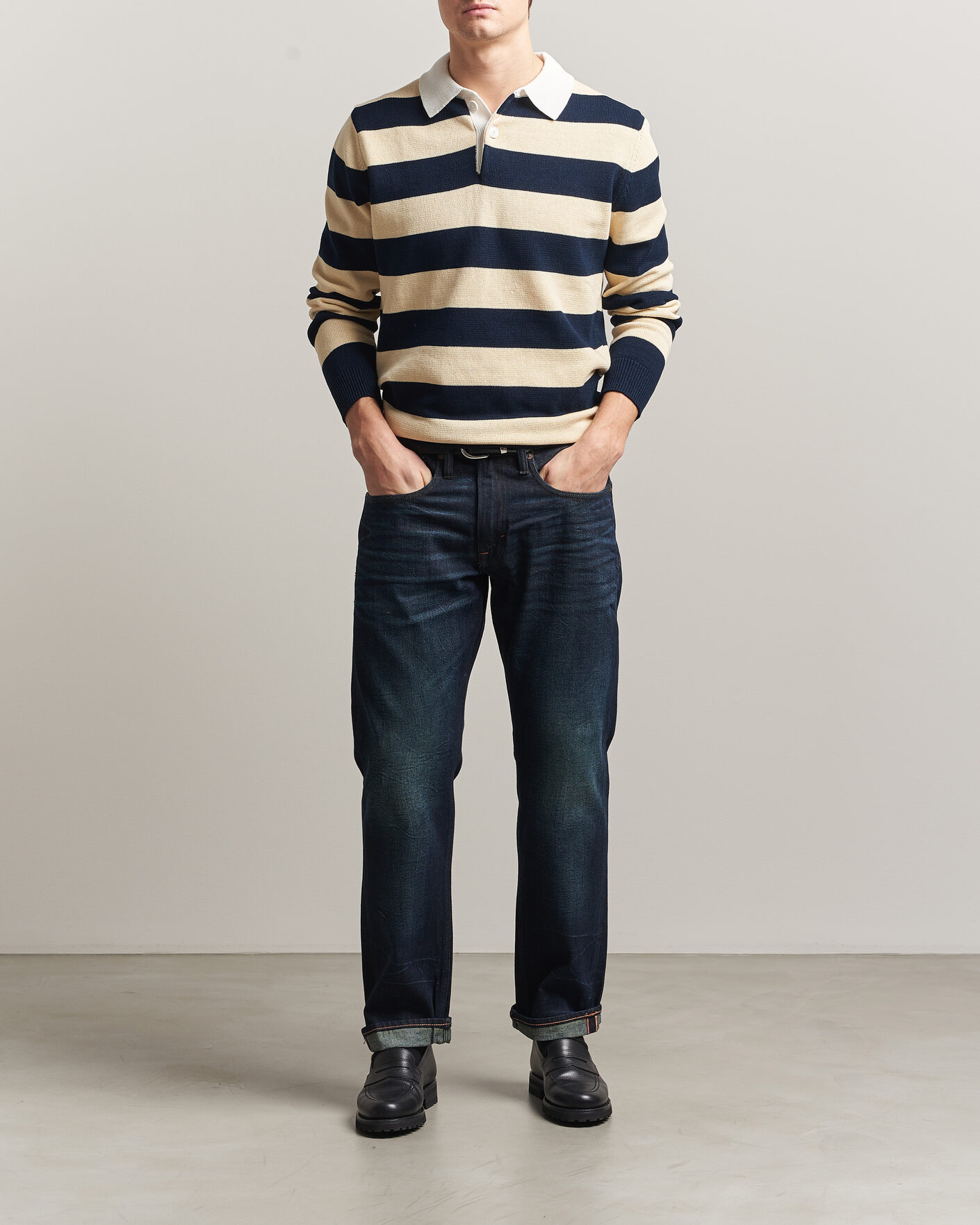 Hombres | Pantalones | -1 Nordic Denim | Regular Fit Selvedge Jeans Connoisseur Blue