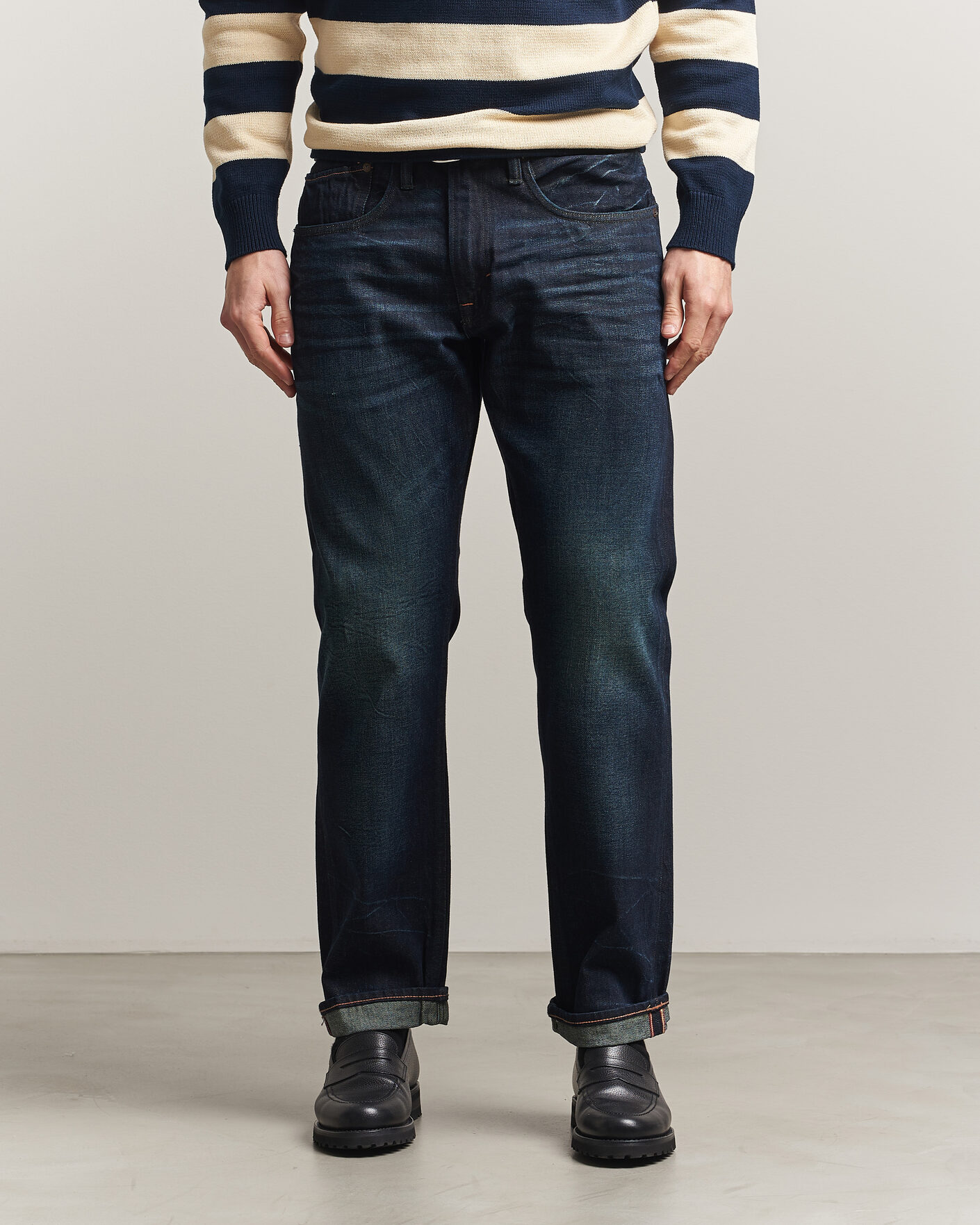 Hombres | Pantalones | -1 Nordic Denim | Regular Fit Selvedge Jeans Connoisseur Blue