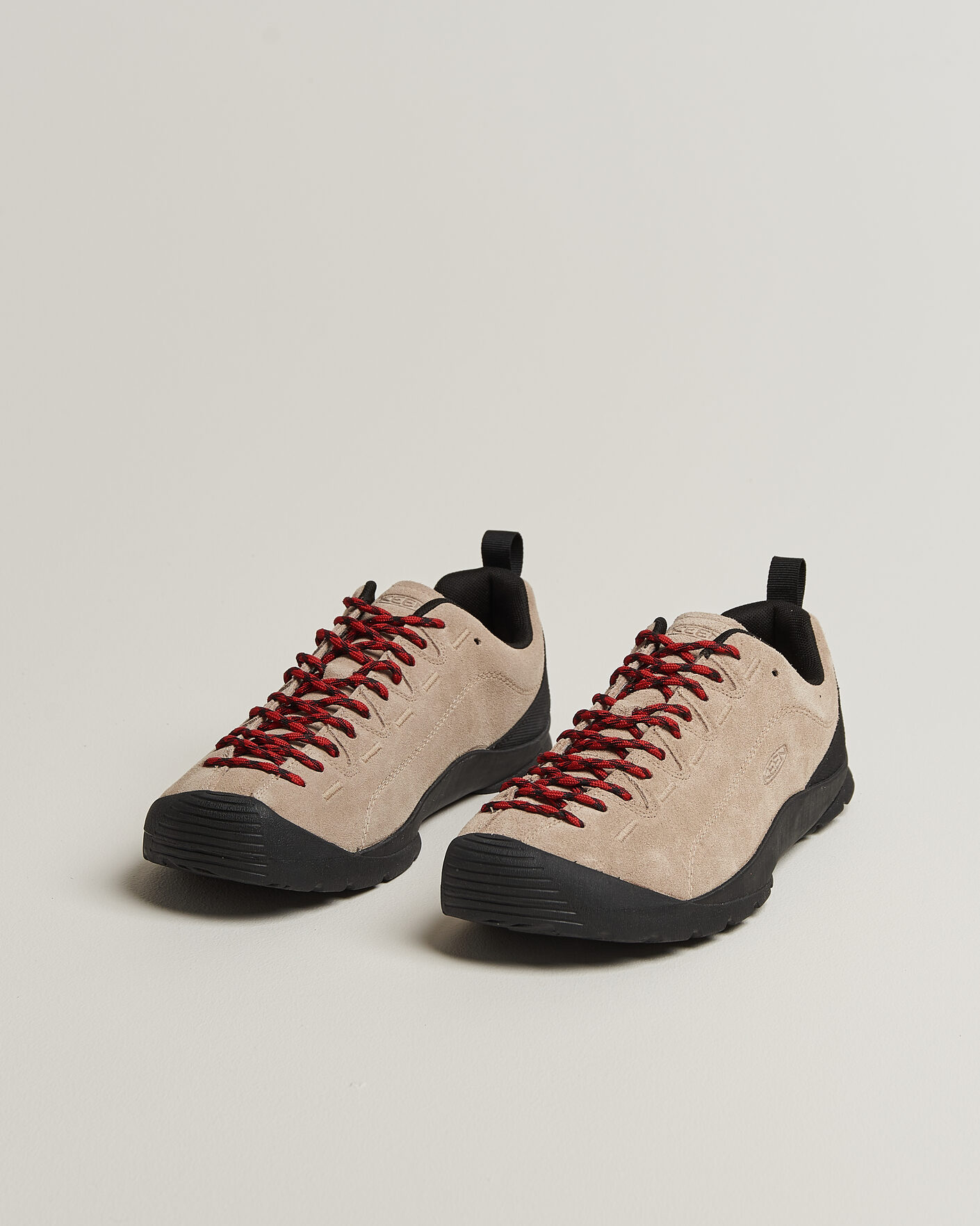 Hombres | Zapatillas de trail | KEEN | Jasper Suede Sneaker Silver Mink