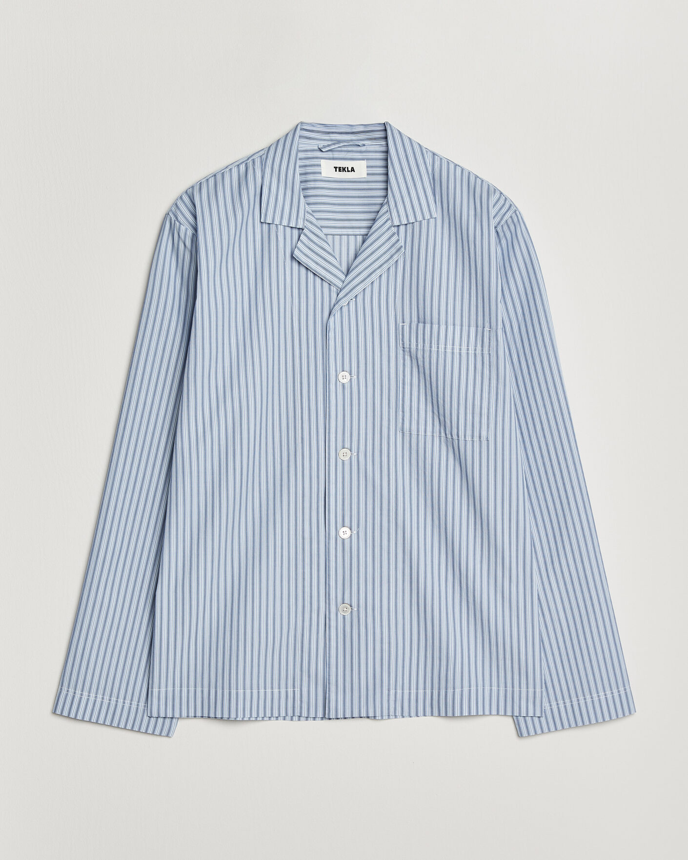 Hombres | Pijamas y batas | Tekla | Fine Twill Pyjama Shirt Cooper Stripes