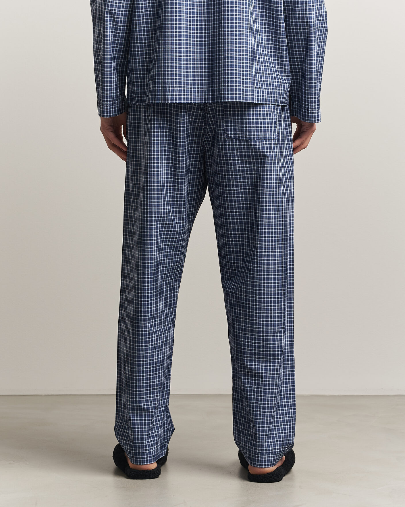 Hombres | Pijamas y batas | Tekla | Fine Twill Pyjama Shirt Lanegan Checks