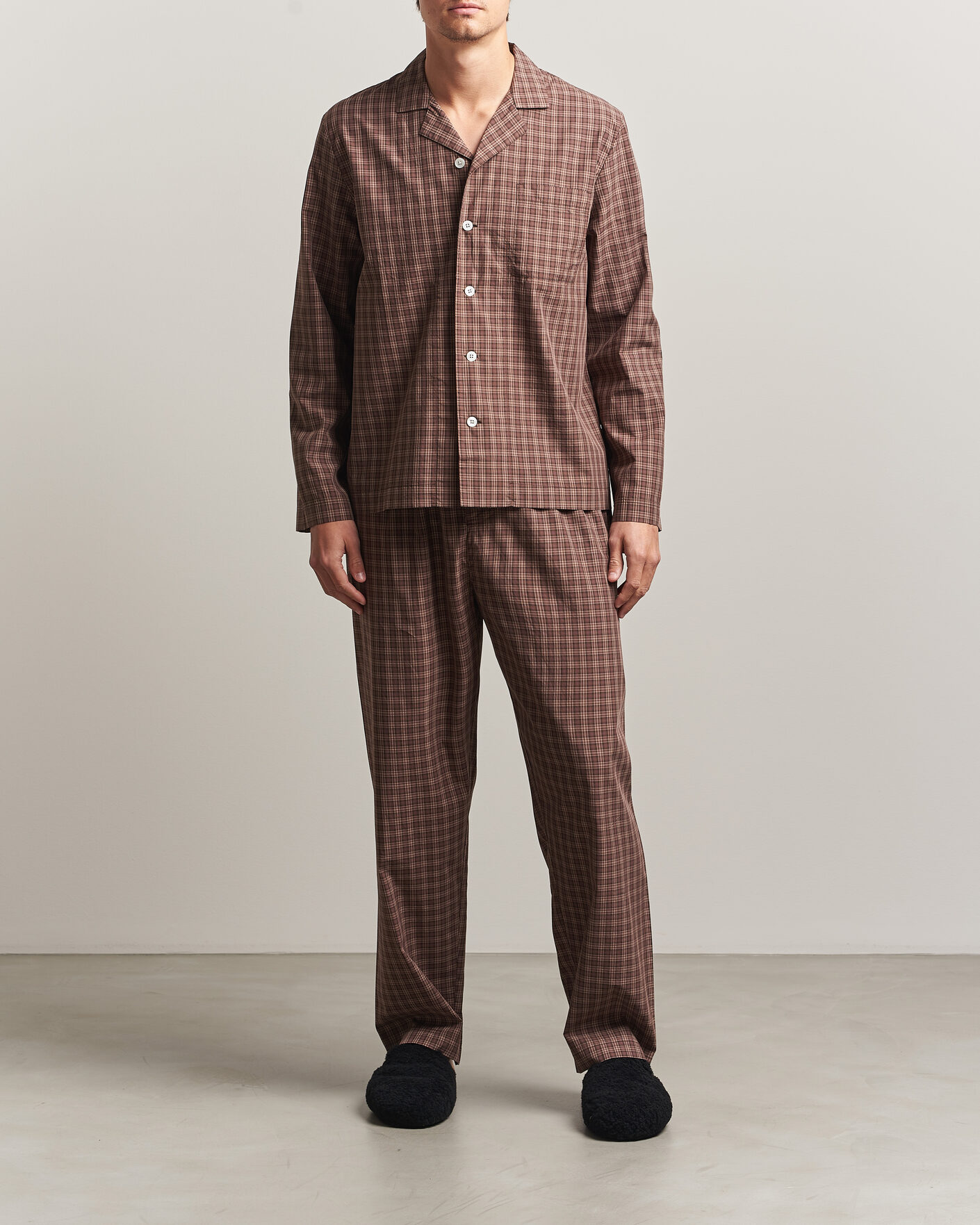 Hombres | Pijamas y batas | Tekla | Fine Twill Pyjama Pants Serra Checks
