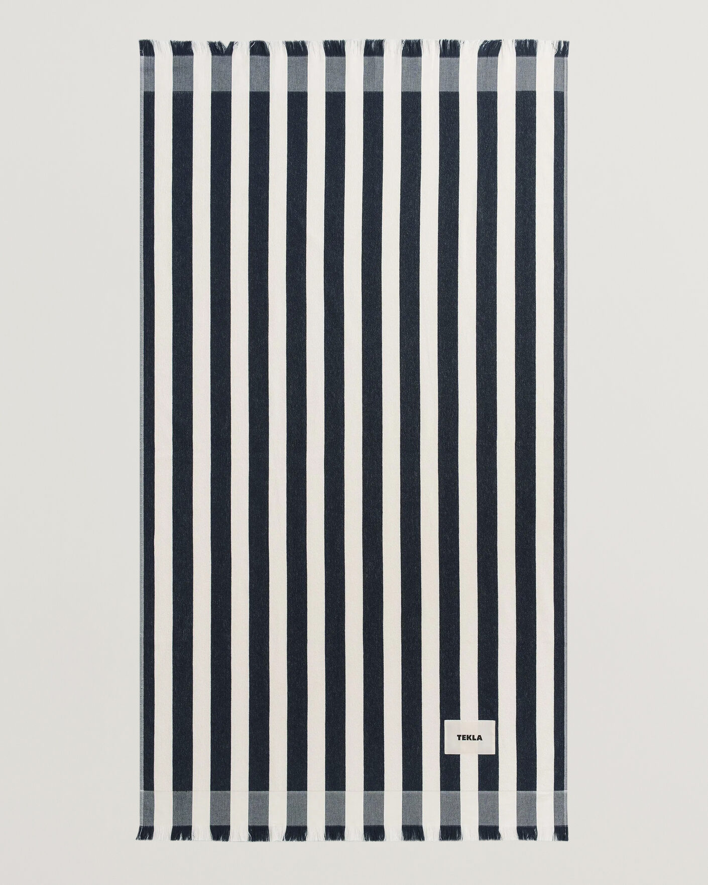 Hombres | Telas | Tekla | Organic Terry Beach Towel Cala Stripes