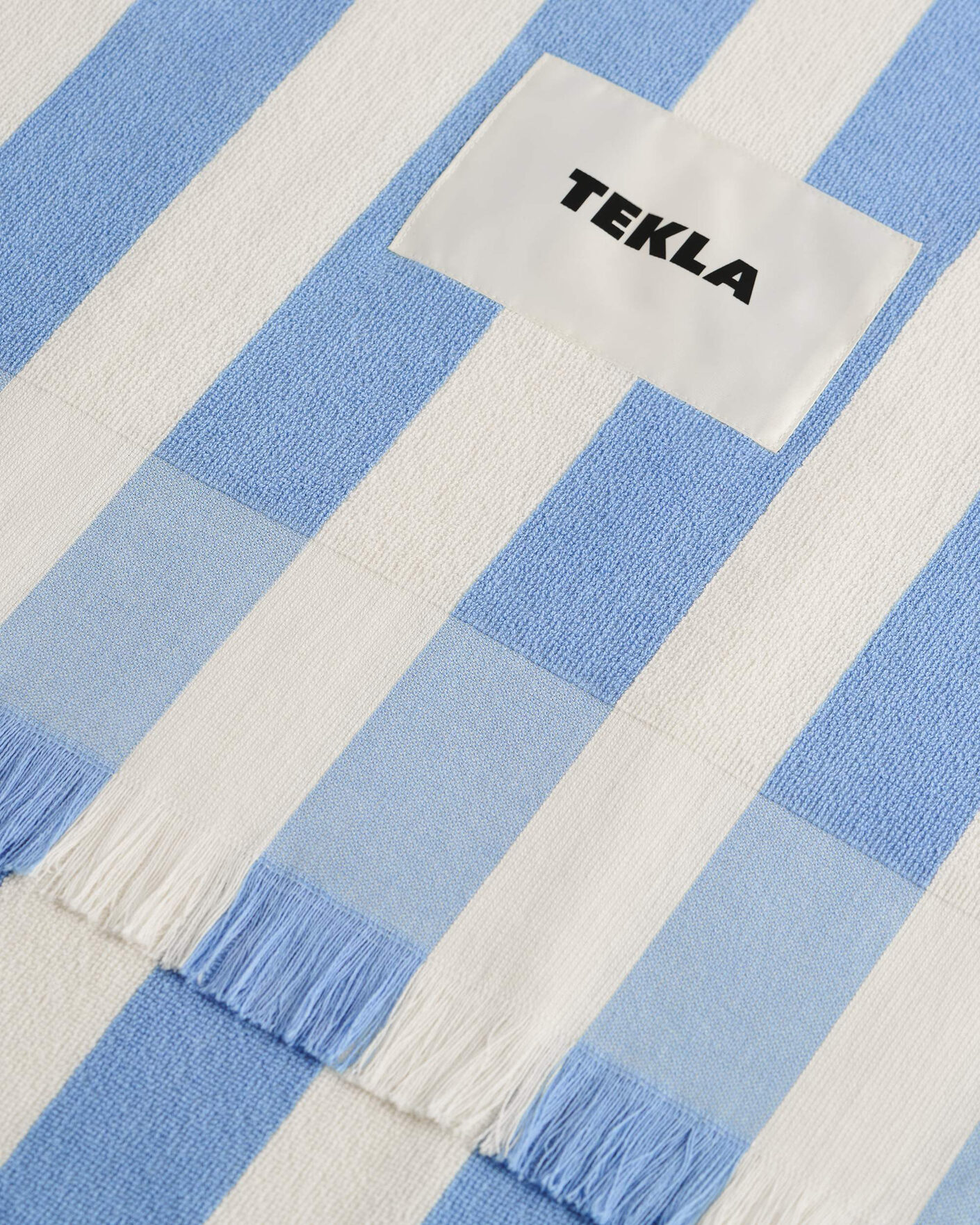 Hombres | Telas | Tekla | Organic Terry Beach Towel Moro Stripes