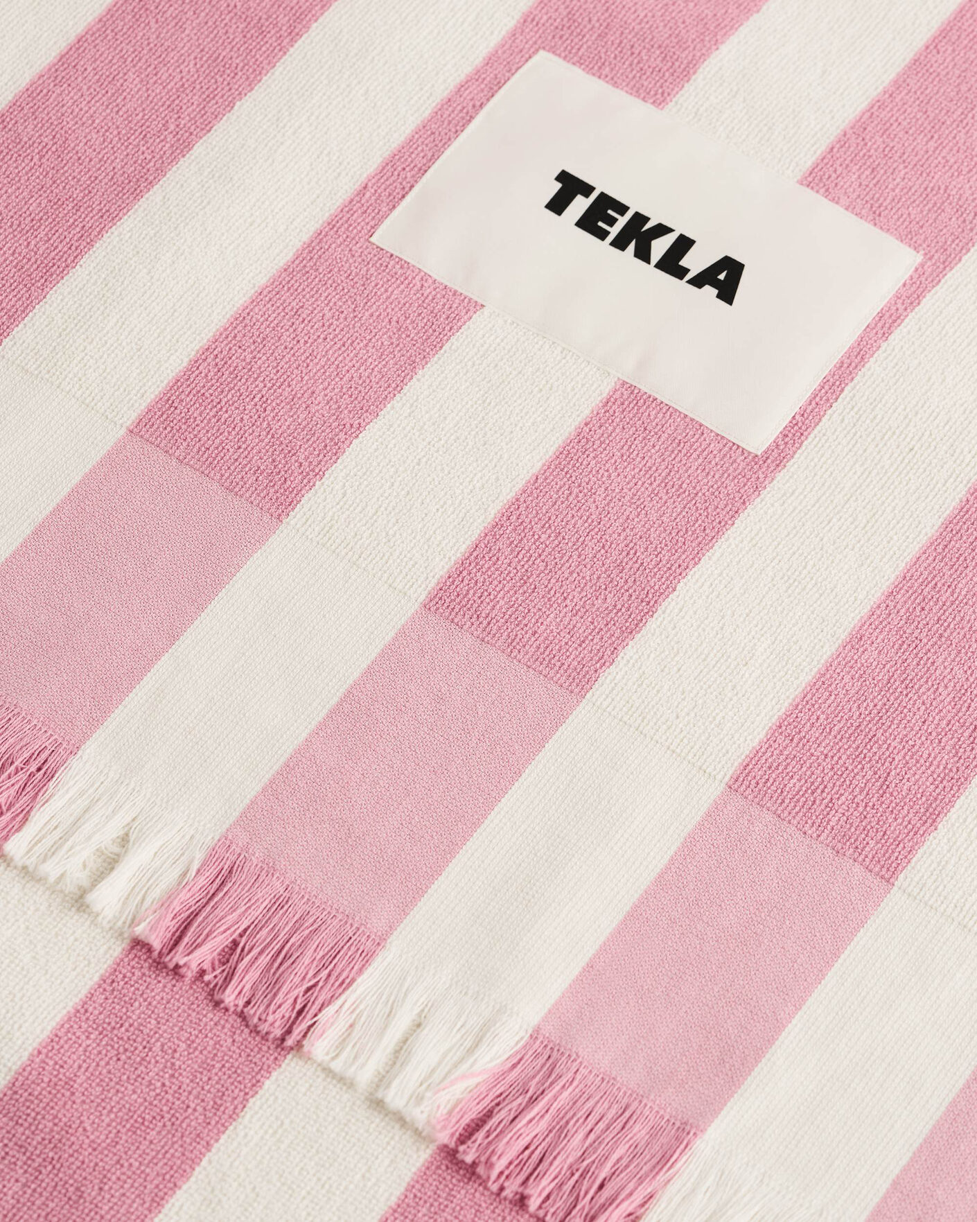 Hombres | Telas | Tekla | Organic Terry Beach Towel Palma Stripes