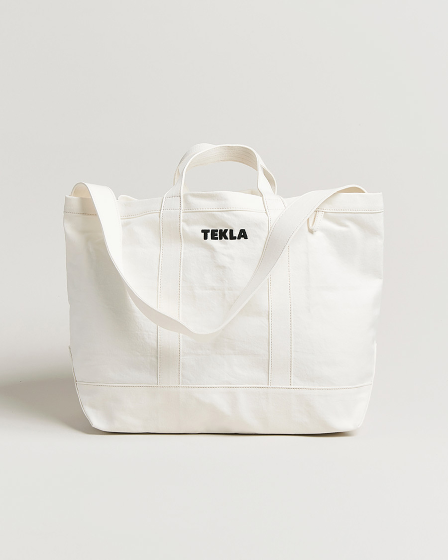 Hombres | Bolsos | Tekla | Beach Bag Ivory