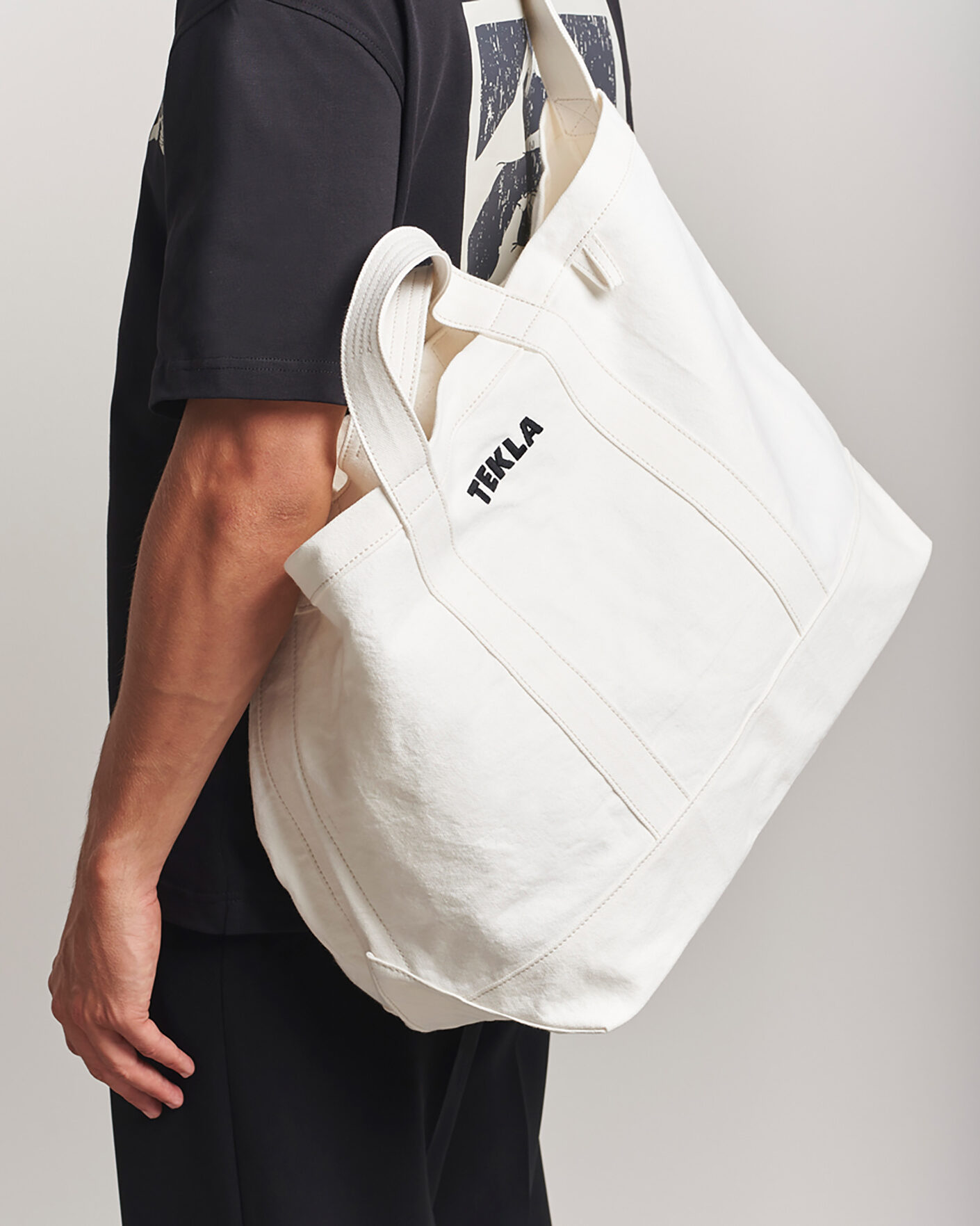 Hombres | Bolsos | Tekla | Beach Bag Ivory