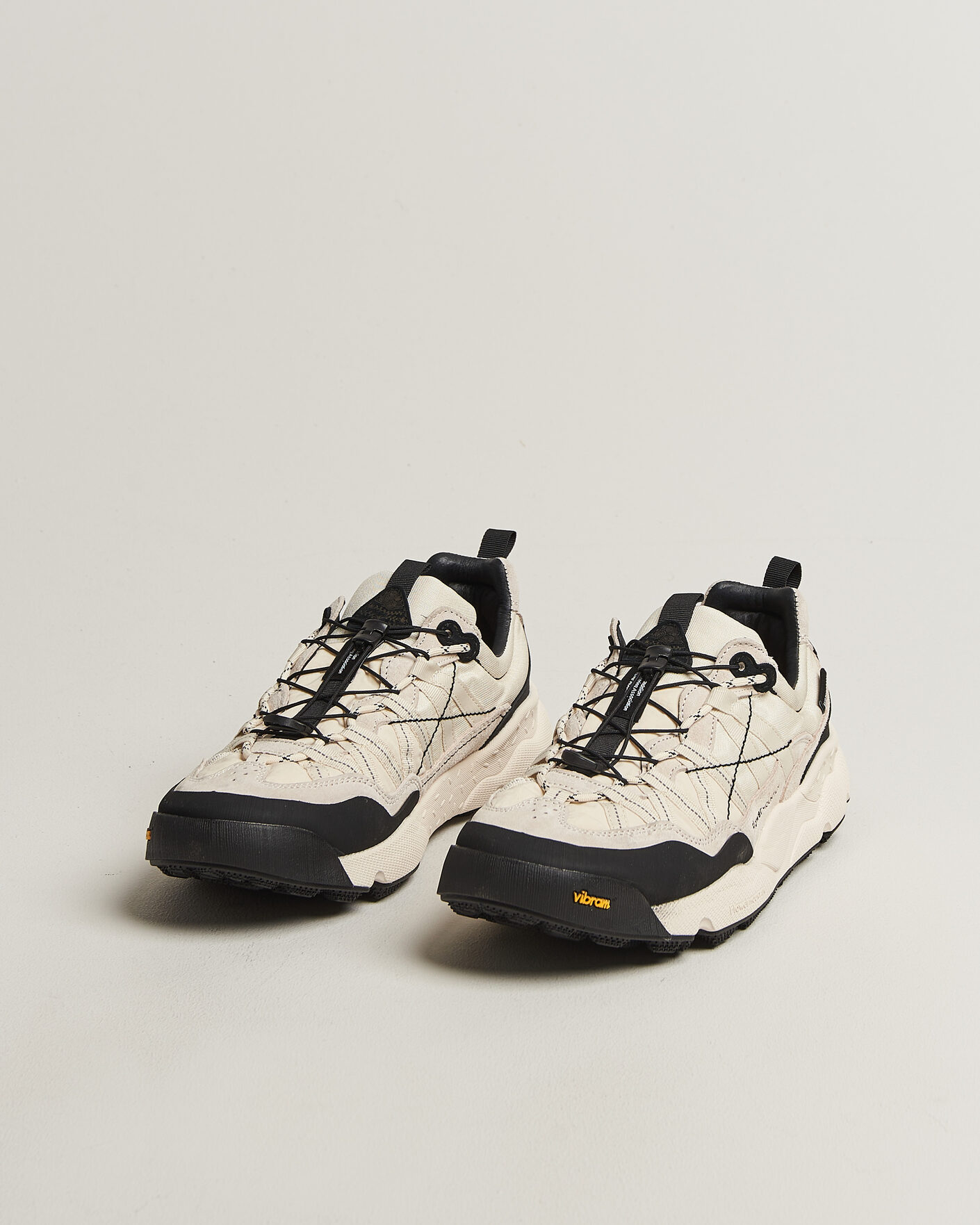 Hombres | Zapatillas | Flower Mountain | Iwano 2 Suede/Nylon Trail Sneaker White/Black