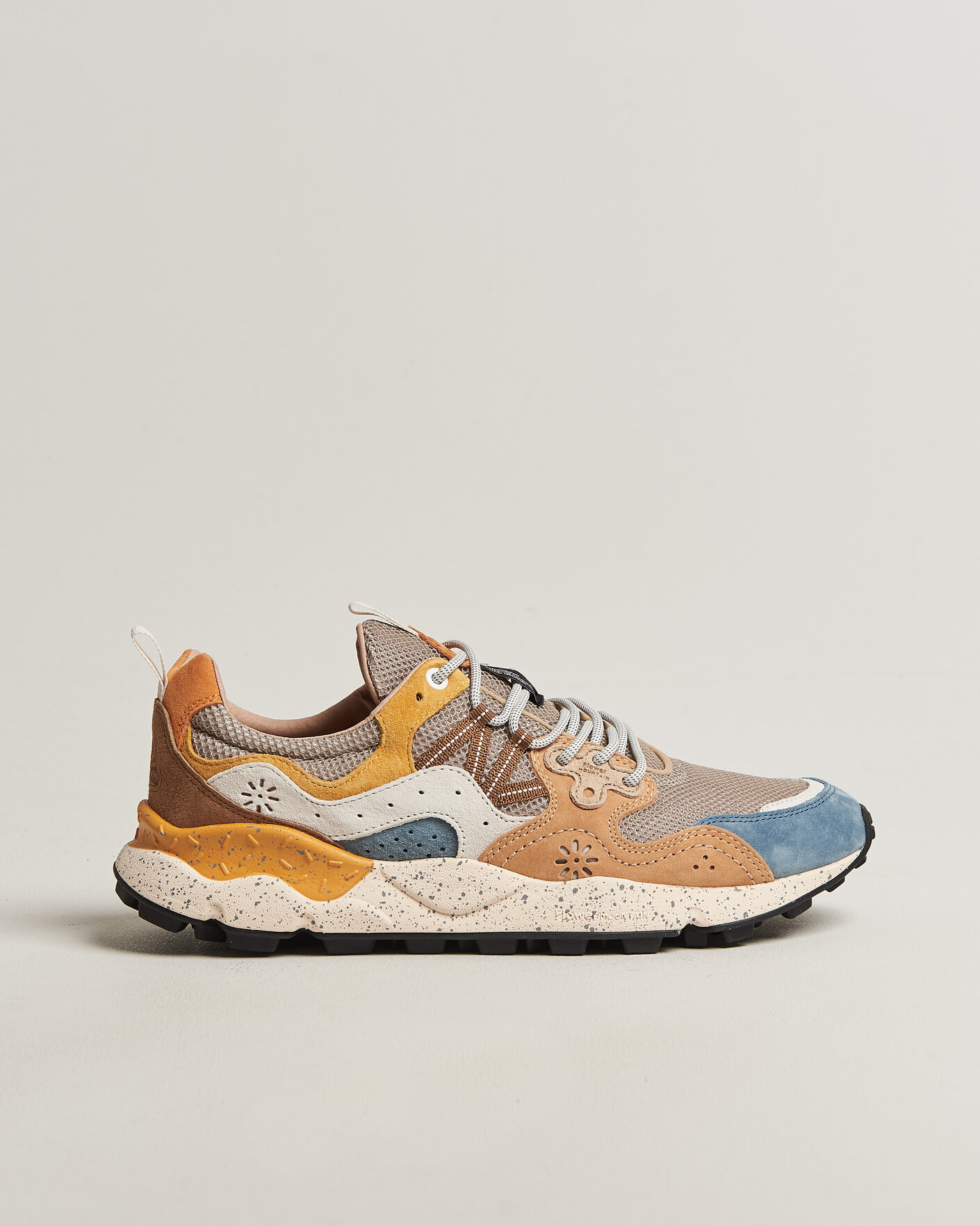 Hombres | Zapatillas | Flower Mountain | Yamano 3 Suede/Nylon Mesh Sneaker Grey Multi
