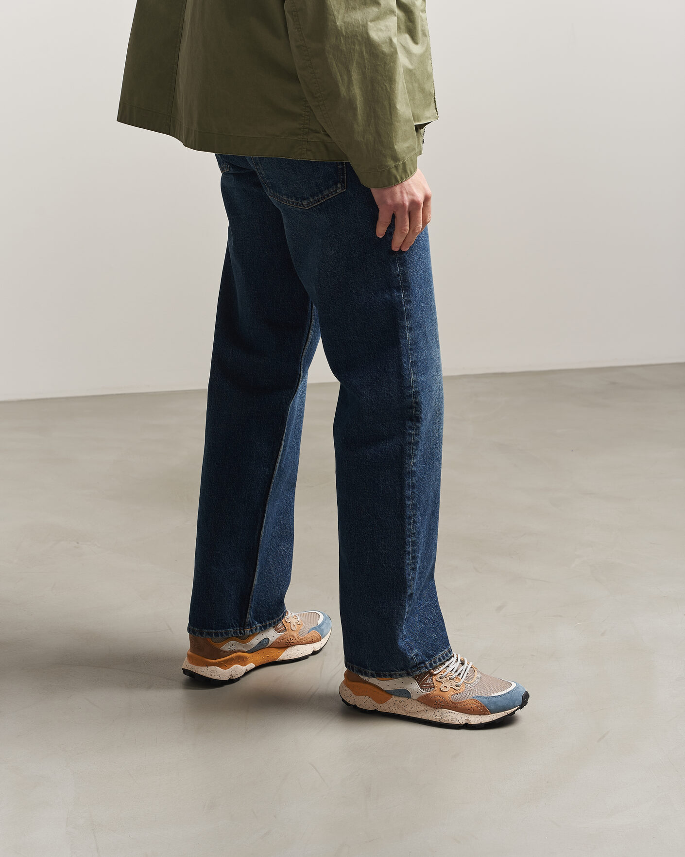 Hombres | Zapatillas | Flower Mountain | Yamano 3 Suede/Nylon Mesh Sneaker Grey Multi