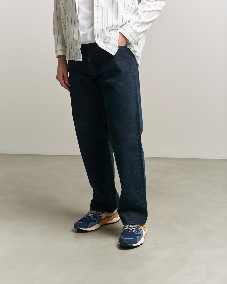 Hombres | Zapatillas | Flower Mountain | Yamano 3 Suede/Nylon Sneaker Dark Blue