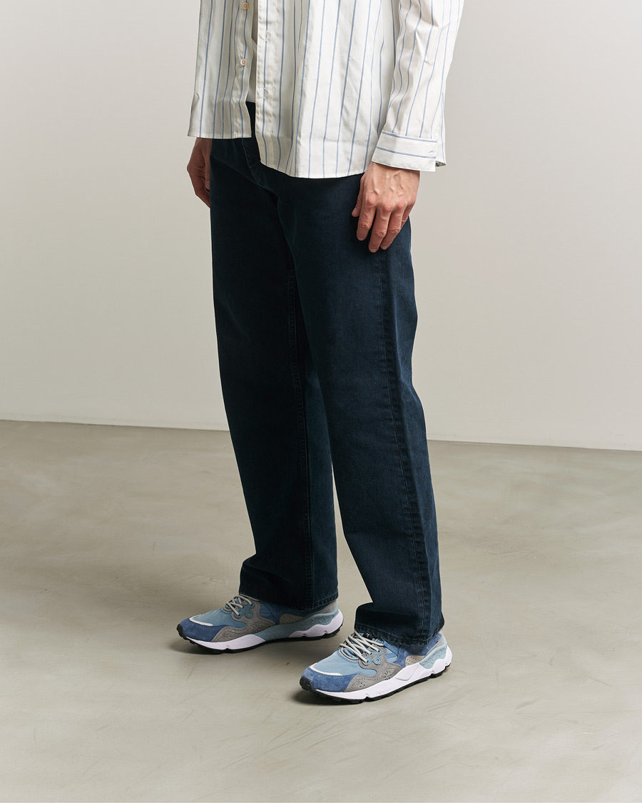 Hombres | Zapatillas | Flower Mountain | Yamano 3 Suede/Nylon Sneaker Light Blue