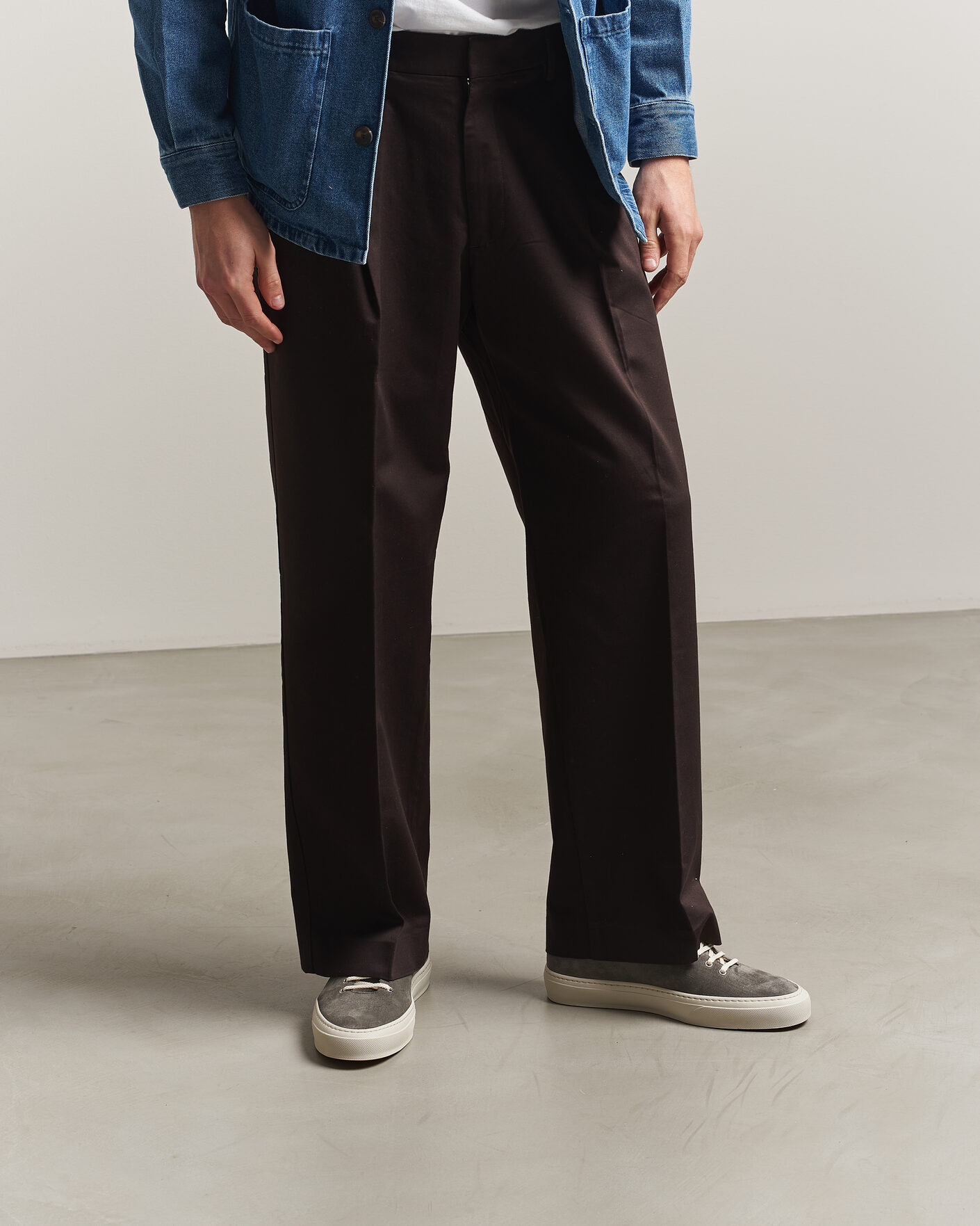 Hombres | Zapatillas | CQP | Genoa Suede Deck Shoe Graphite