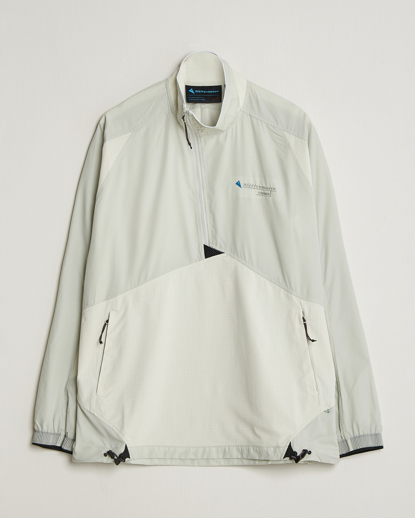 Hombres | Abrigos y chaquetas | Klättermusen | Vingner Anorak Mercury Blue/Cristal Gree