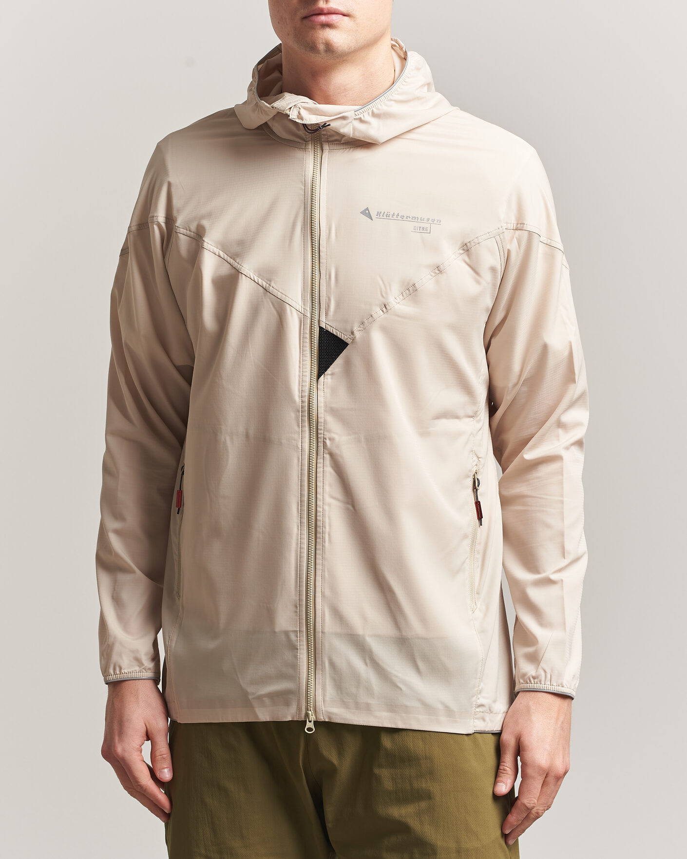 Hombres | Abrigos y chaquetas | Klättermusen | Eitre Zip Hood Windbreaker Jacket Clay