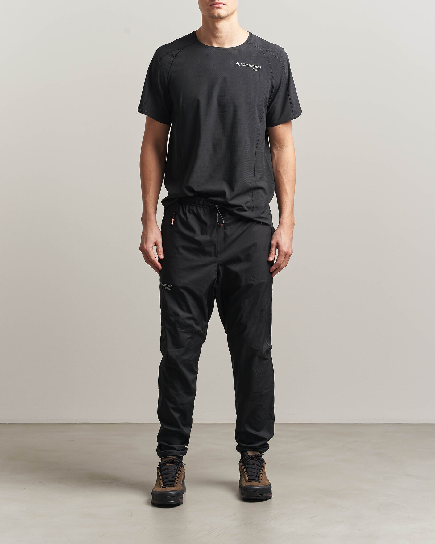 Hombres | Pantalones | Klättermusen | Bygvir Ultralight Pants Black