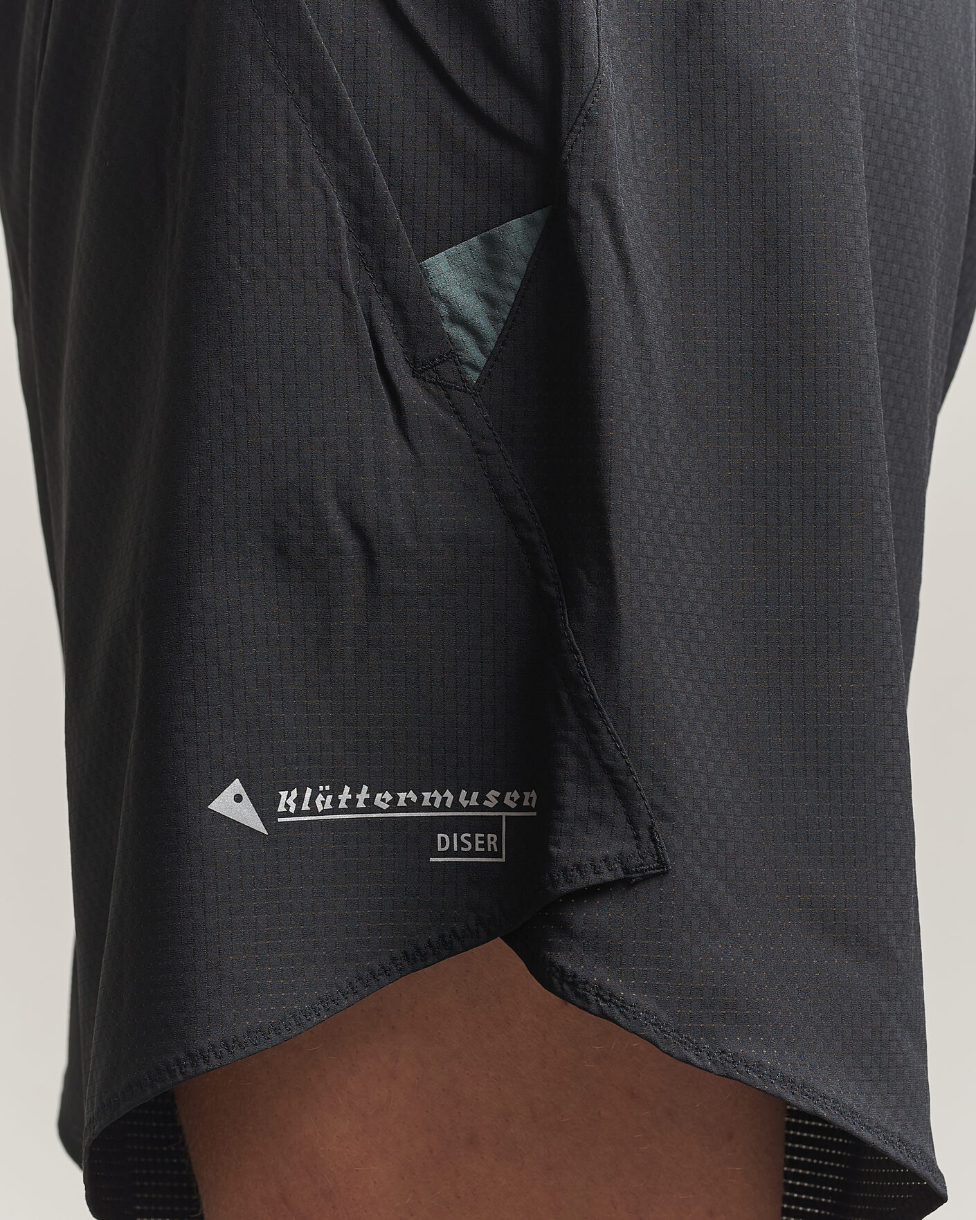 Hombres | Pantalones cortos | Klättermusen | Diser Light Running Shorts Black