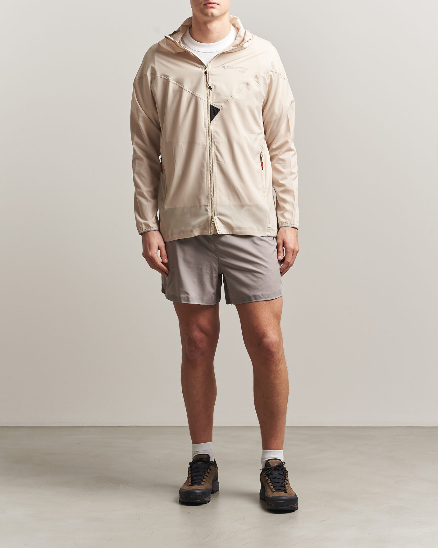 Hombres | Pantalones cortos | Klättermusen | Bele Running Shorts Ridge Grey