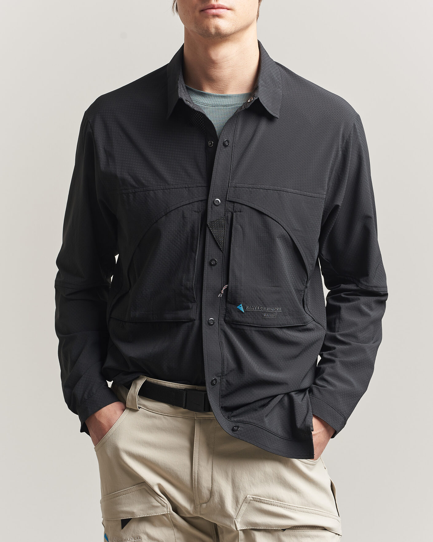 Hombres | Jerséis y prendas de punto | Klättermusen | Bärrö Function Shirt Black