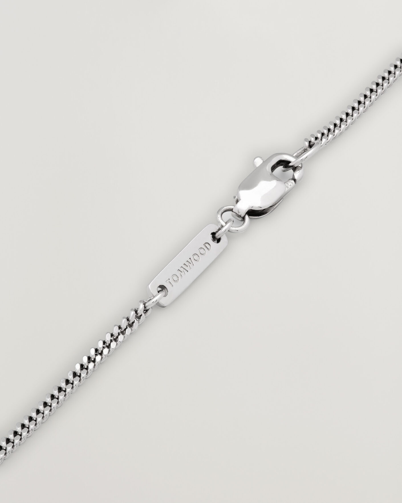 Hombres | Joyas | Tom Wood | ID Pendant 21,5 Inches Silver