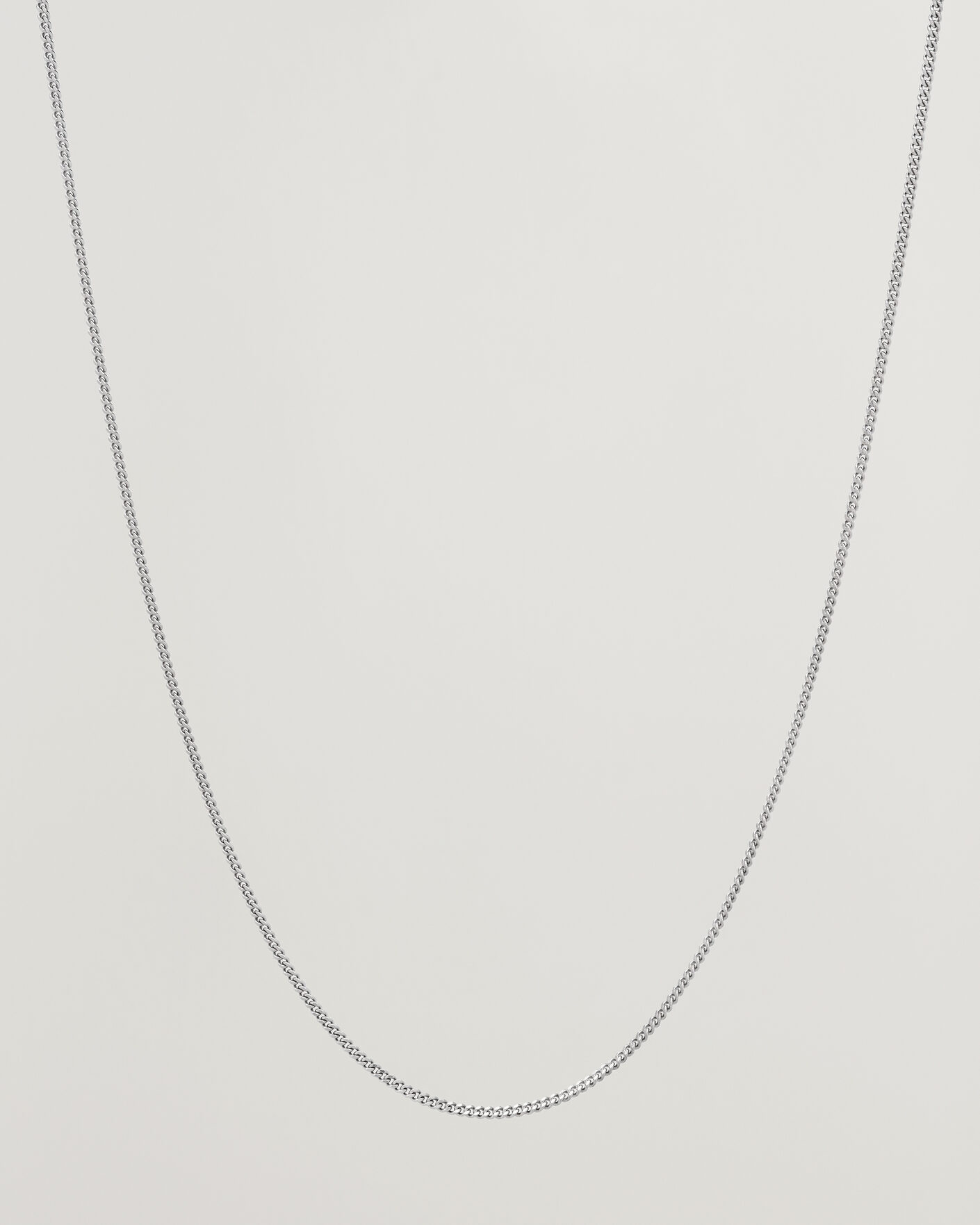 Hombres | Joyas | Tom Wood | Jil Chain 20,5 Inches Silver
