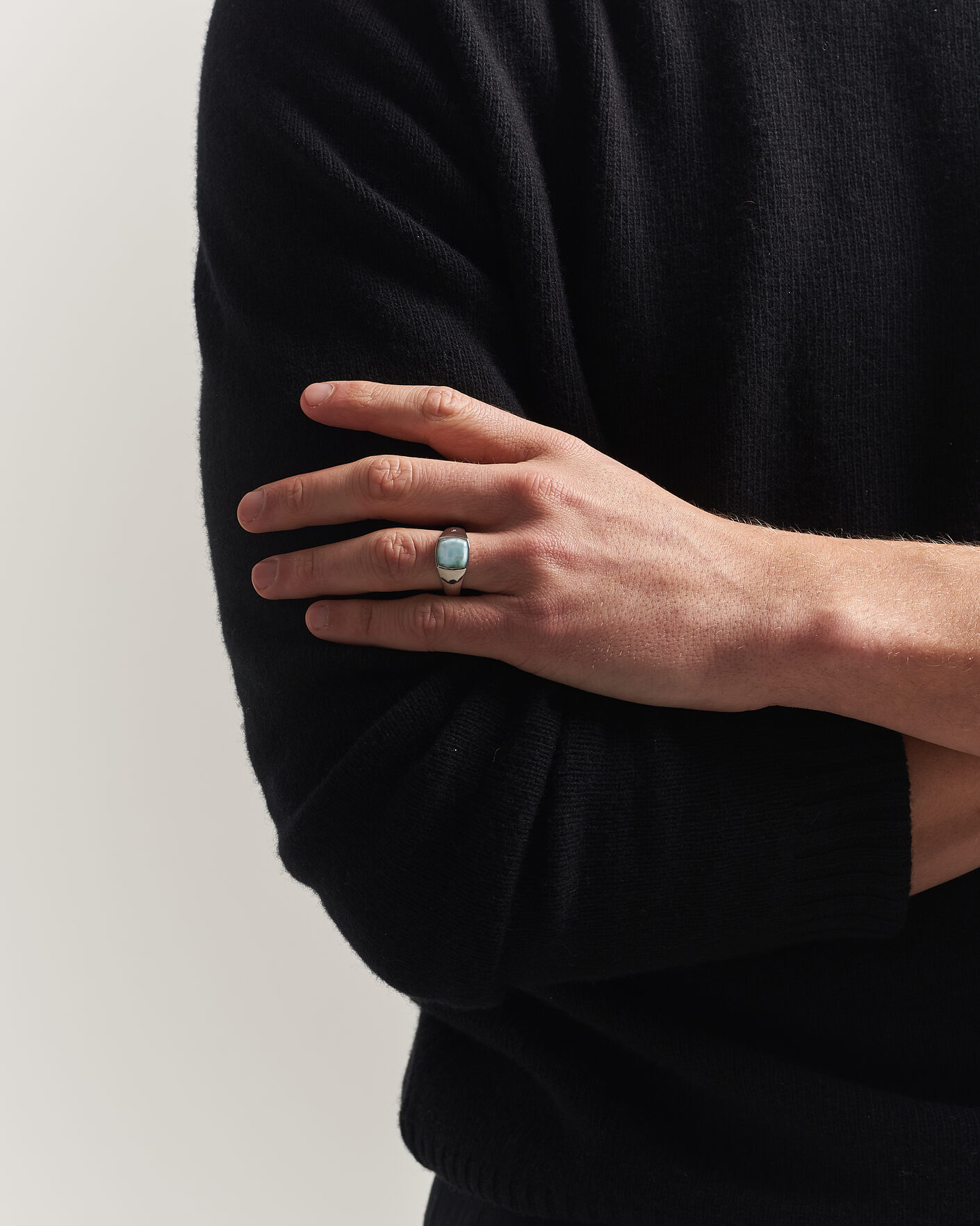Hombres | Joyas | Tom Wood | Kay Ring Ice Blue Silver