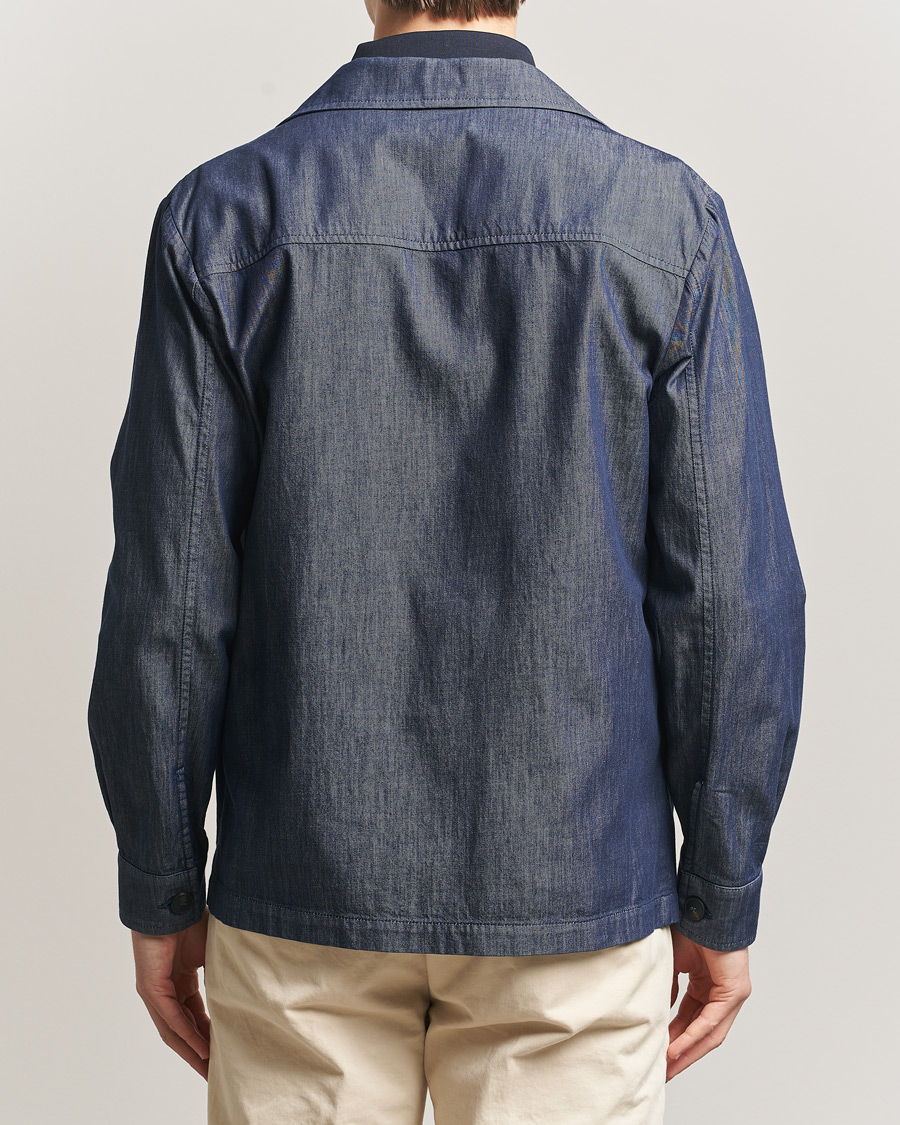 Hombres | Abrigos y chaquetas | Gran Sasso | Cotton Safari Jacket Navy