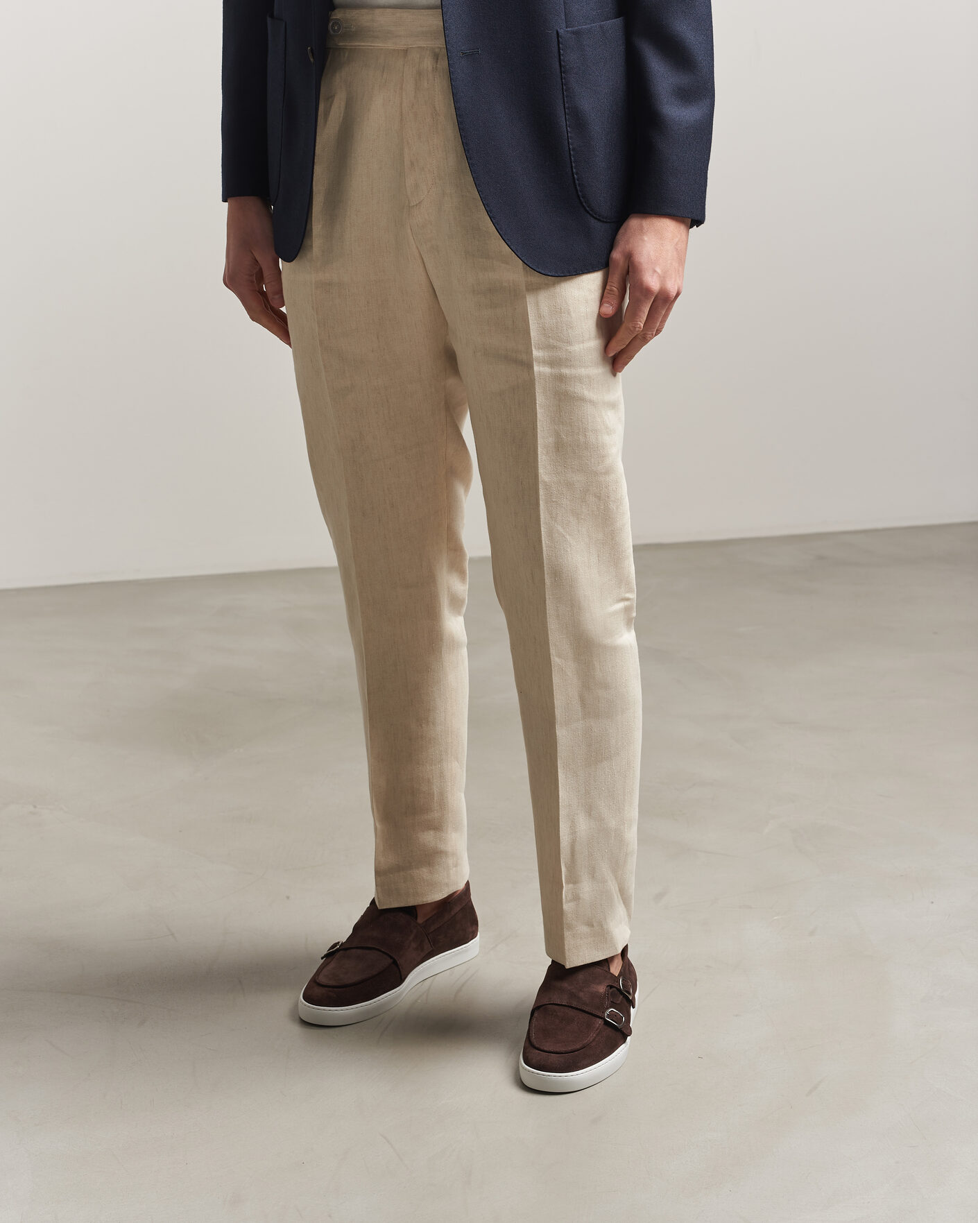 Hombres | Mocasines | Fliteless | Suede Monk Strap Sneaker Loafer Dark Brown