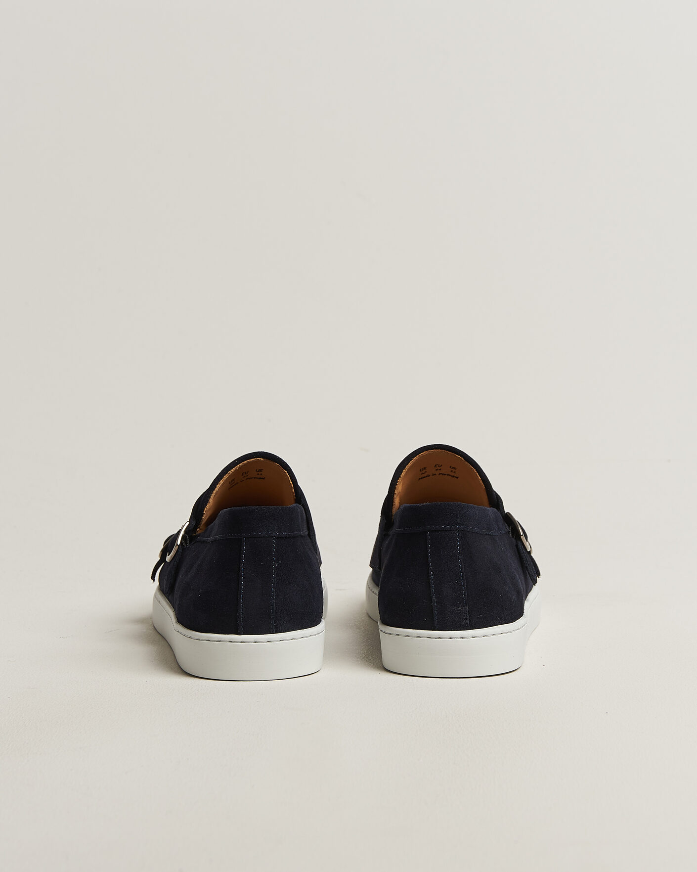 Hombres | Mocasines | Fliteless | Suede Monk Strap Sneaker Loafer Navy