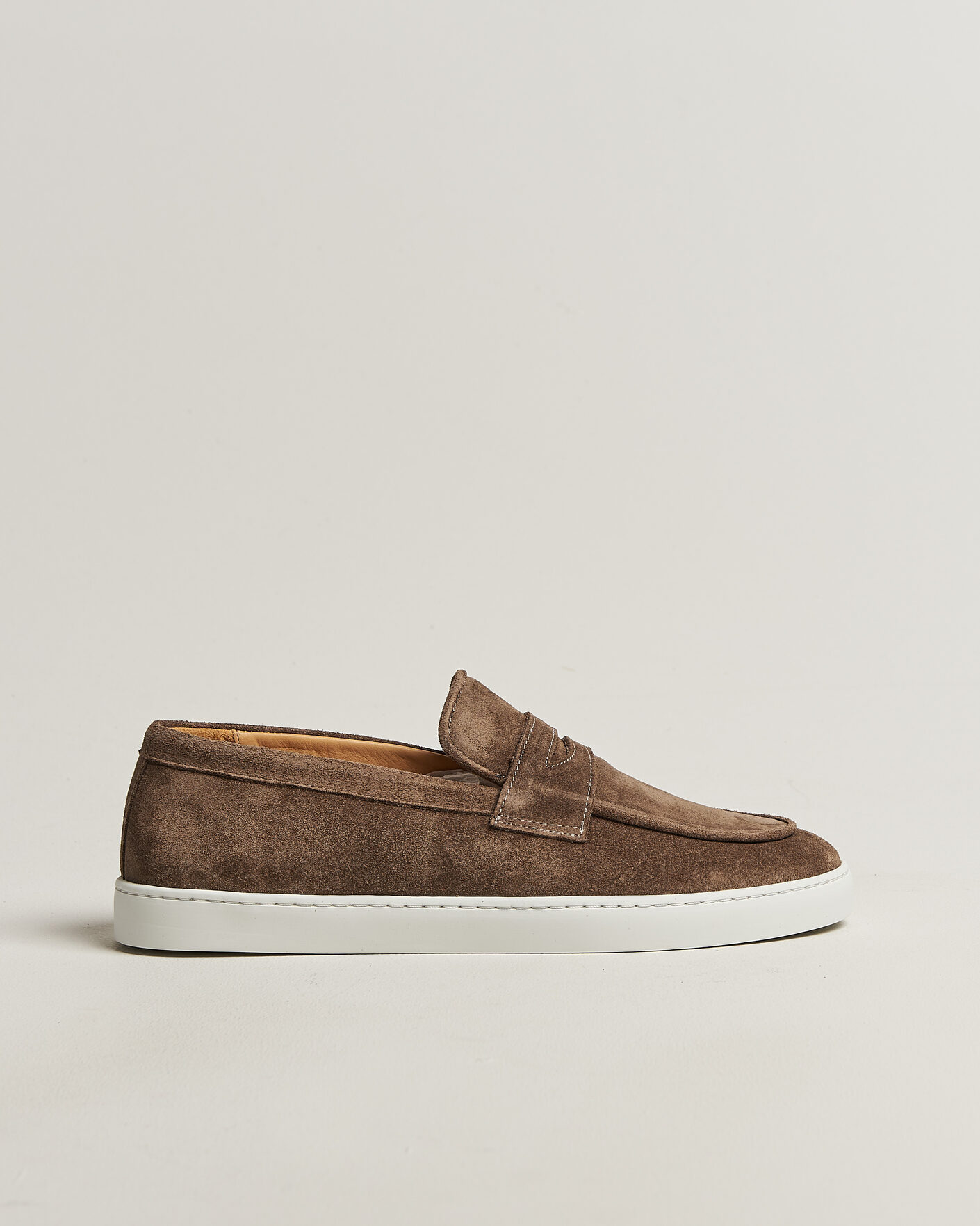 Hombres | Mocasines | Fliteless | Suede Penny Sneaker Light Brown