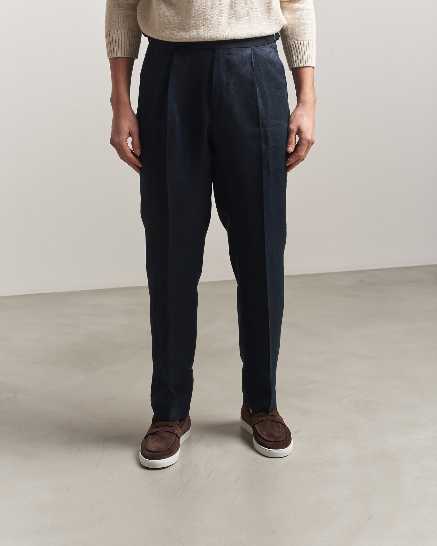 Hombres | Mocasines | Fliteless | Suede Penny Sneaker Dark Brown