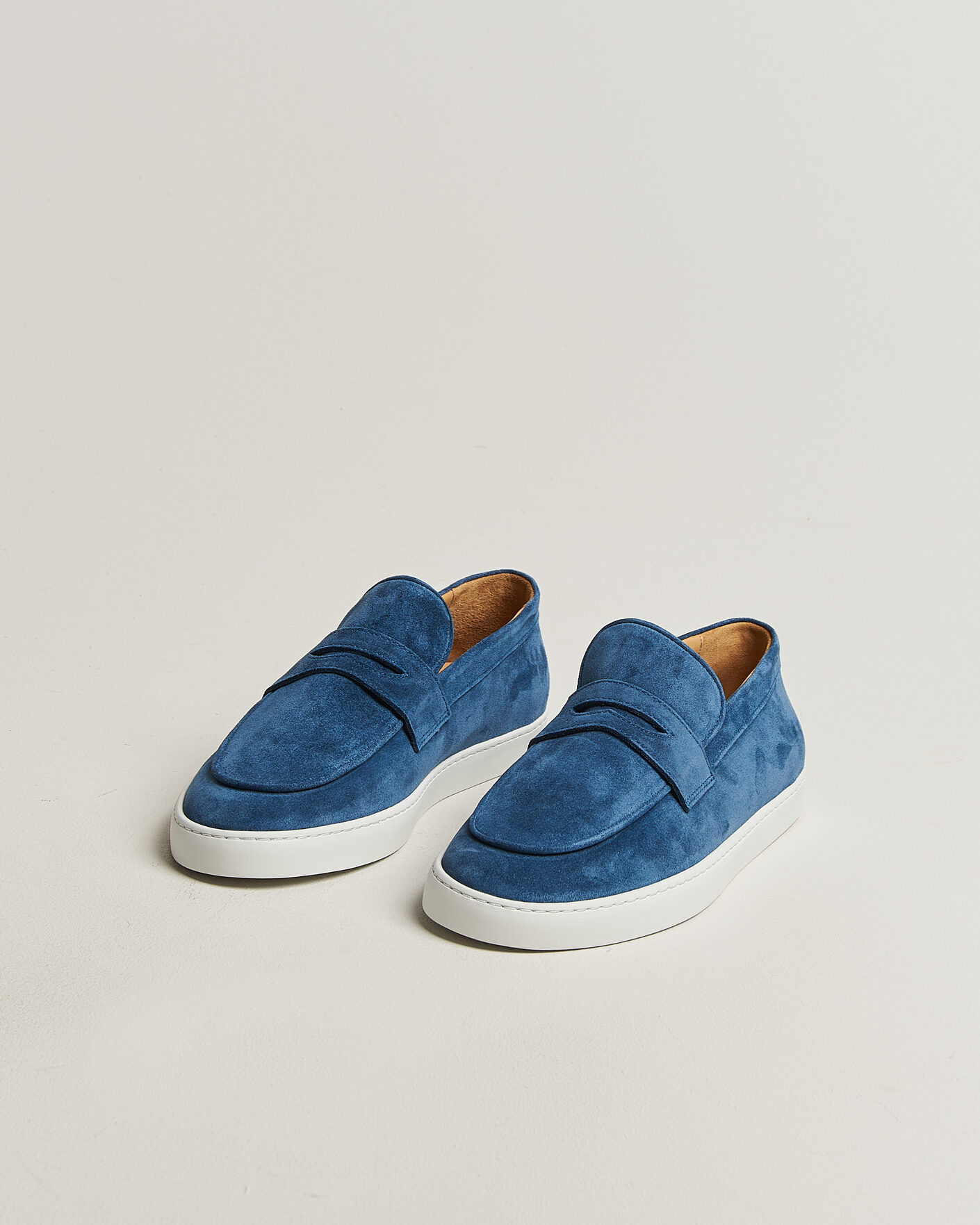 Hombres | Mocasines | Fliteless | Suede Penny Sneaker Ocean