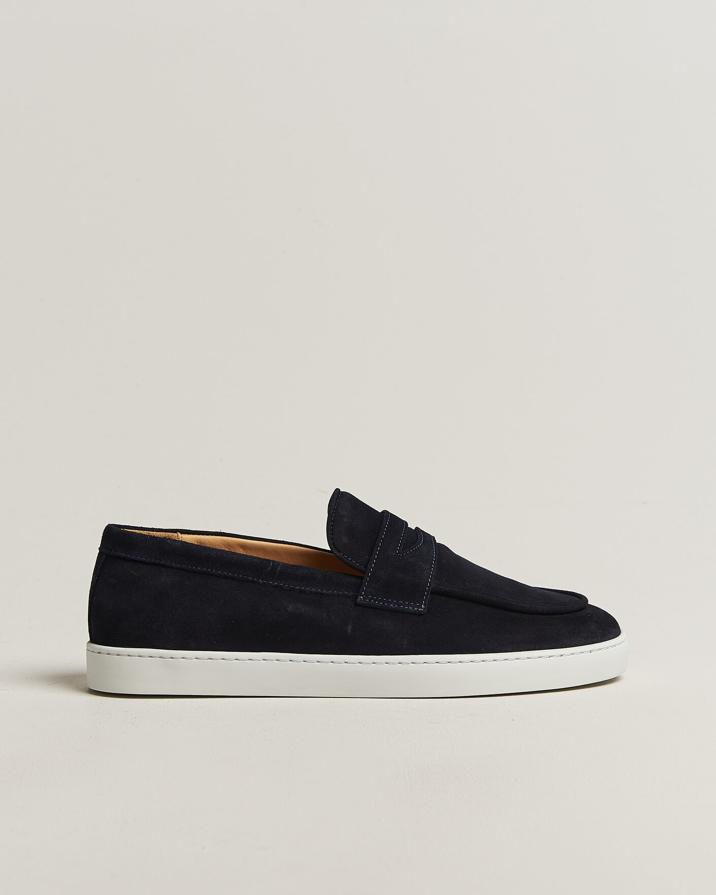 Hombres | Mocasines | Fliteless | Suede Penny Sneaker Navy