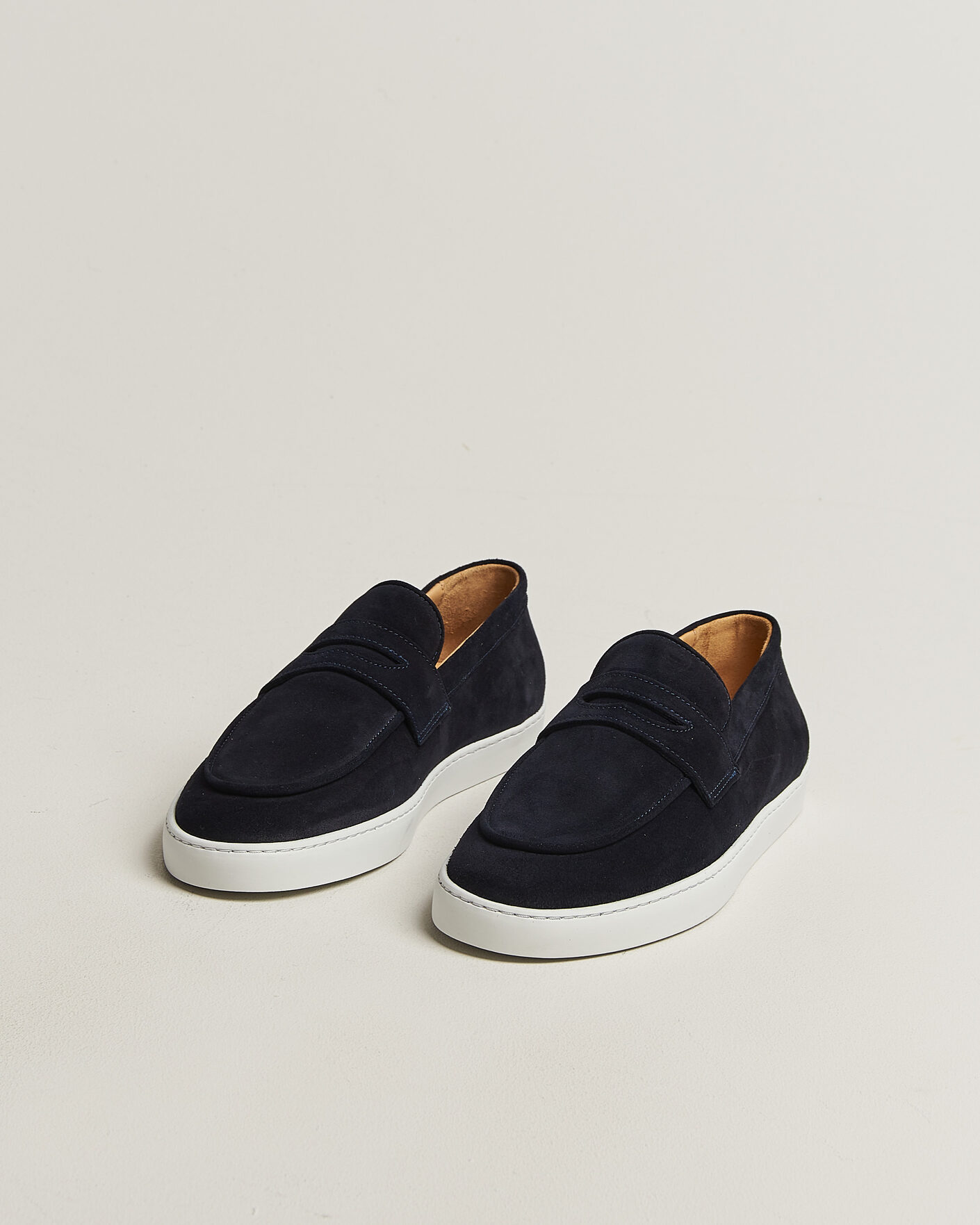Hombres | Mocasines | Fliteless | Suede Penny Sneaker Navy