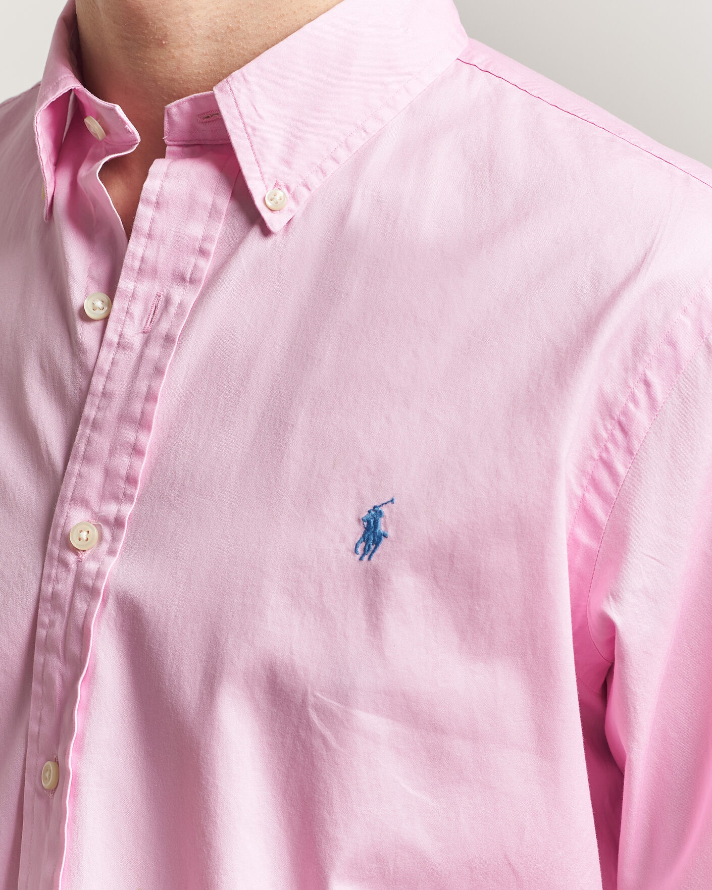 Hombres | Camisas | Polo Ralph Lauren | Custom Fit Garment Twill Shirt Carmel Pink