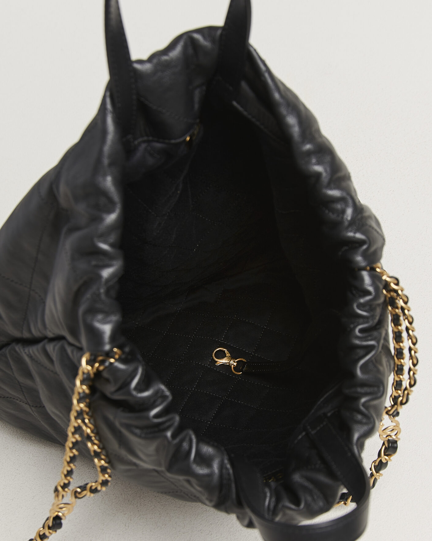 Hombres | Pre-Owned & Vintage Bags | Chanel Pre-Owned | Chanel 22 Backpack Black Black